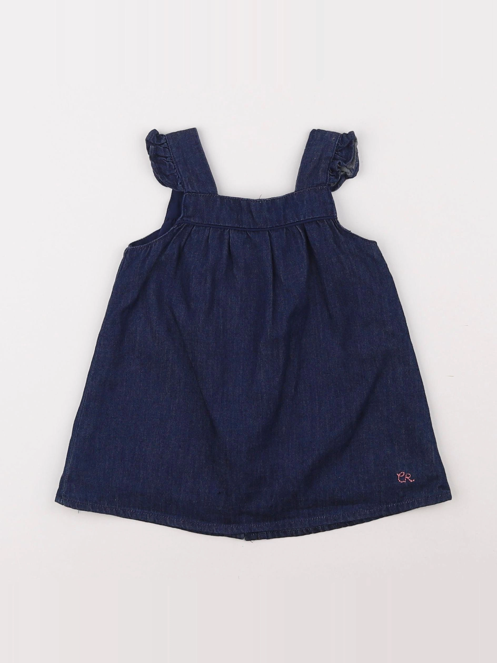 Cadet Rousselle - robe bleu - 6 mois