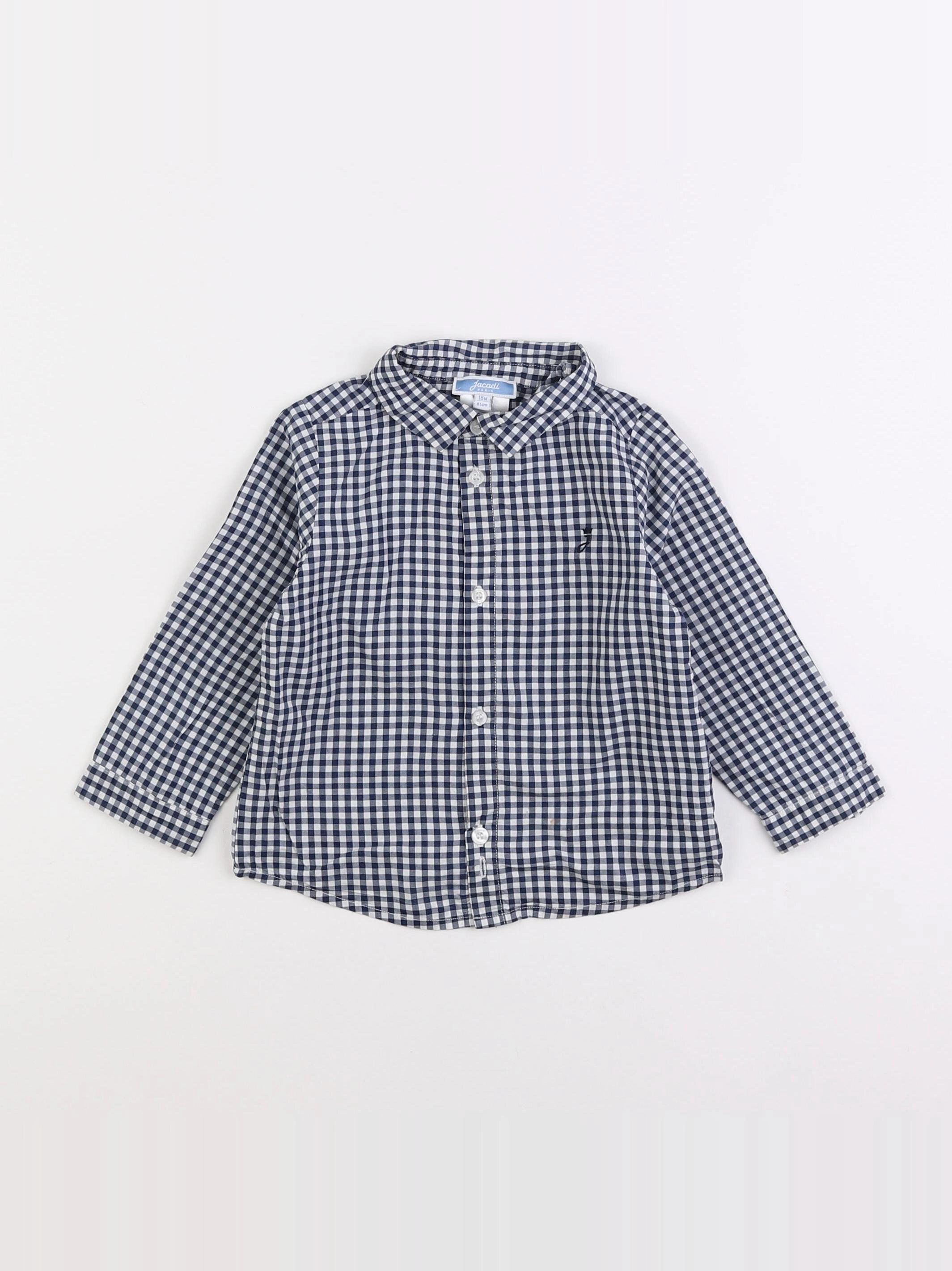 Jacadi - chemise bleu - 18 mois