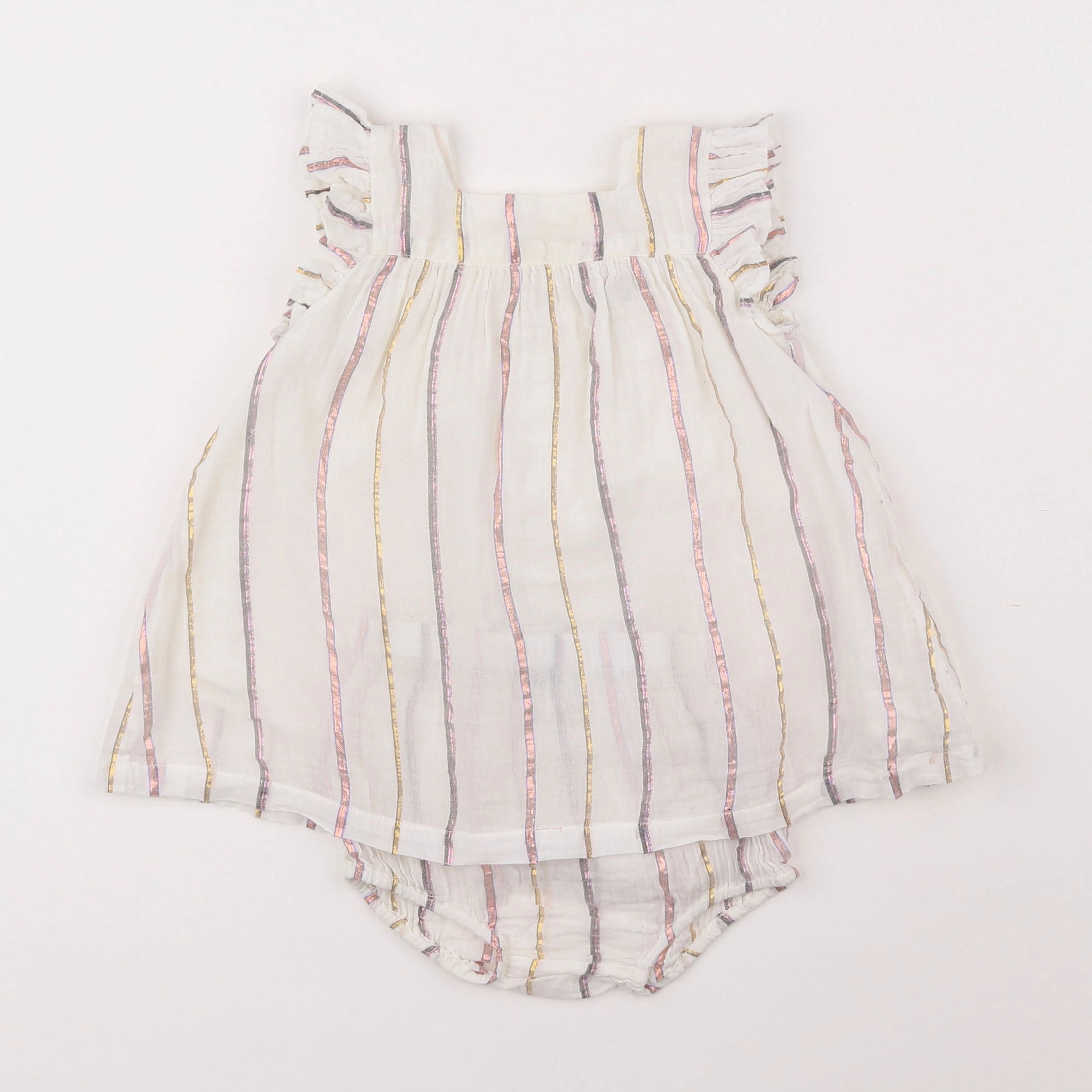 Bonton - robe blanc - 6 mois
