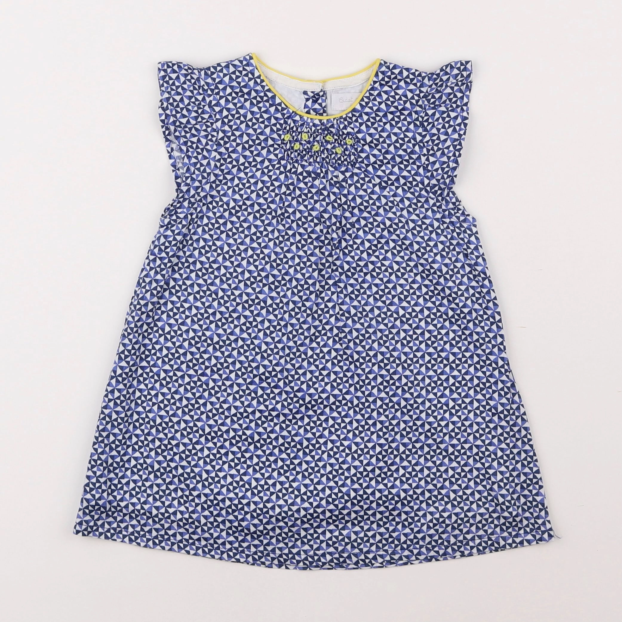 Cadet Rousselle - robe bleu - 12 mois