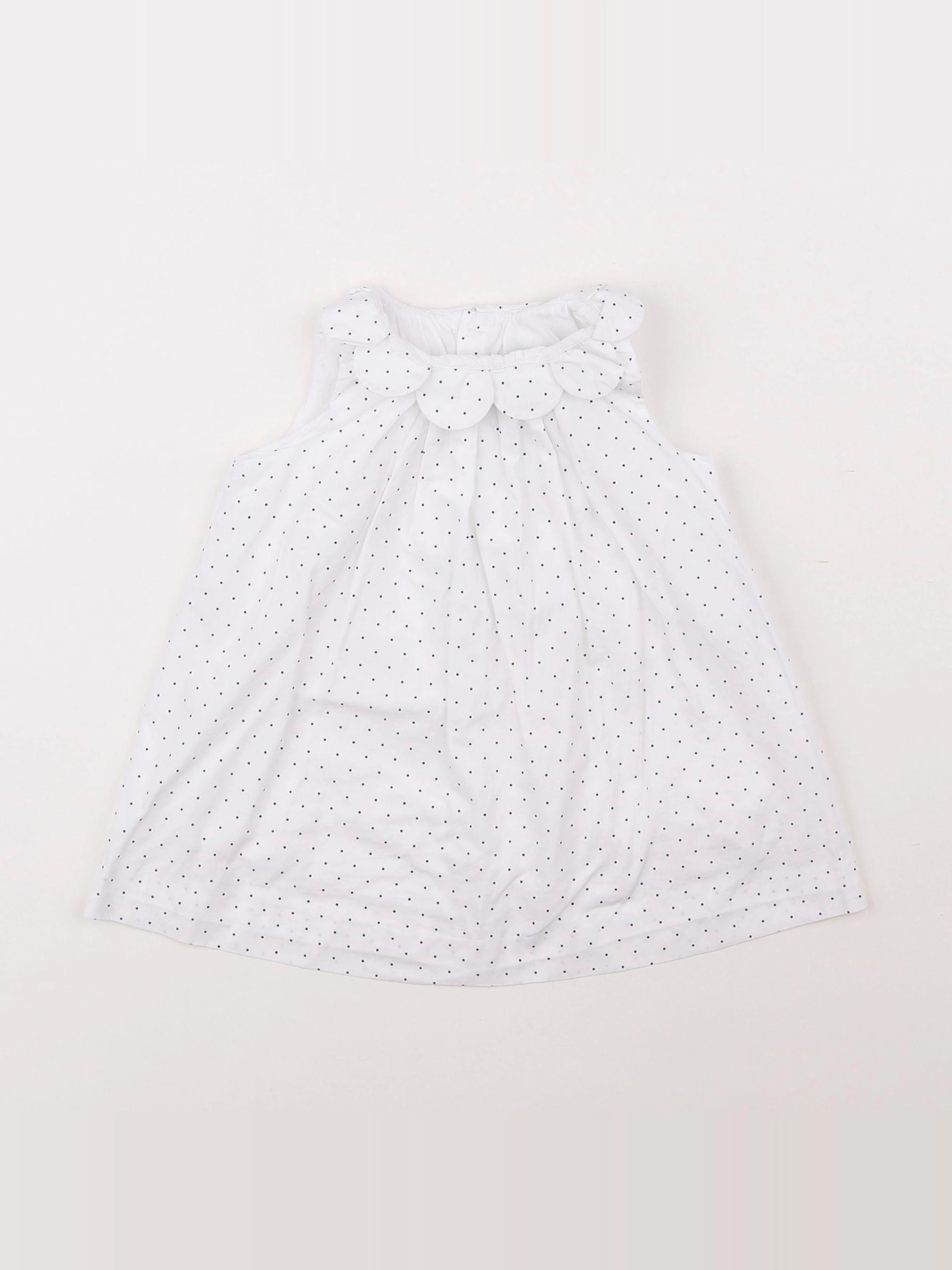 Jacadi - robe blanc - 6 mois