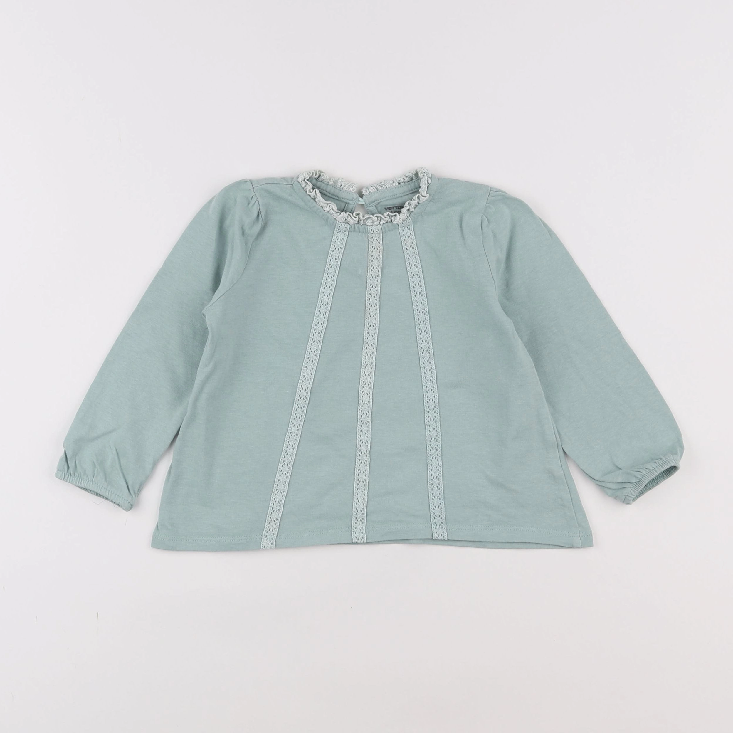 Vertbaudet - tee-shirt vert - 2 ans