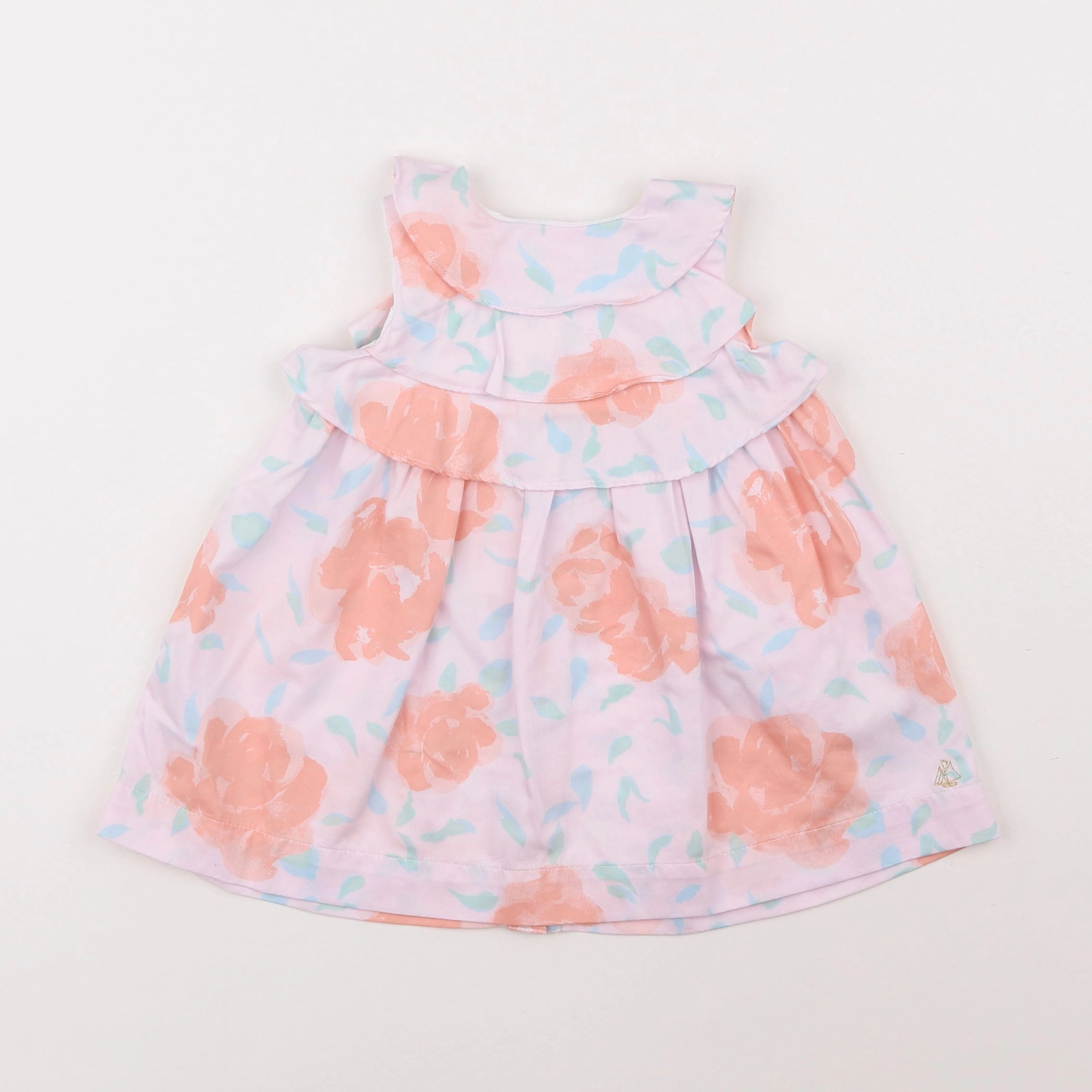 Petit Bateau - robe multicolore - 6 mois