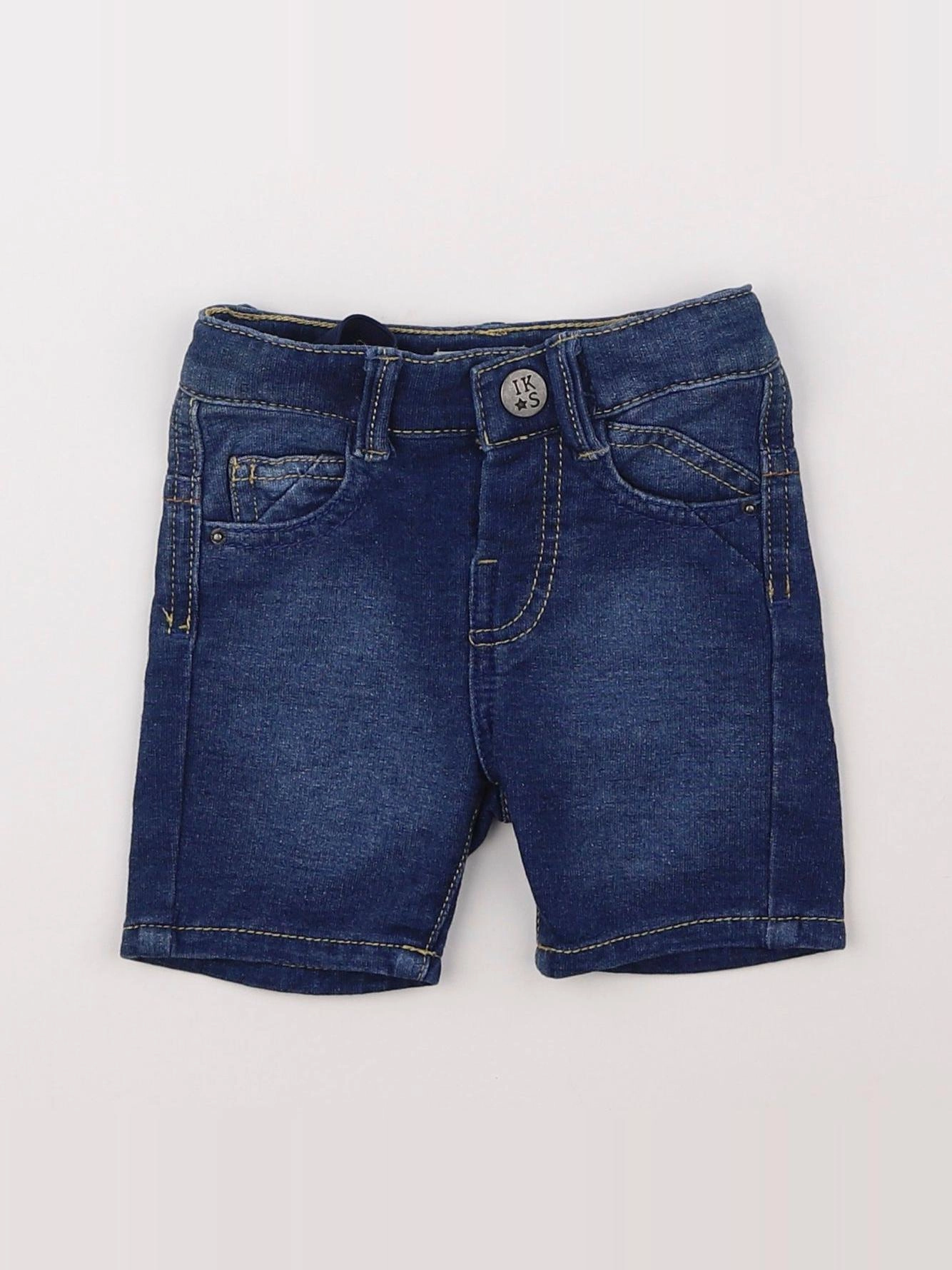 IKKS - short bleu - 3 mois