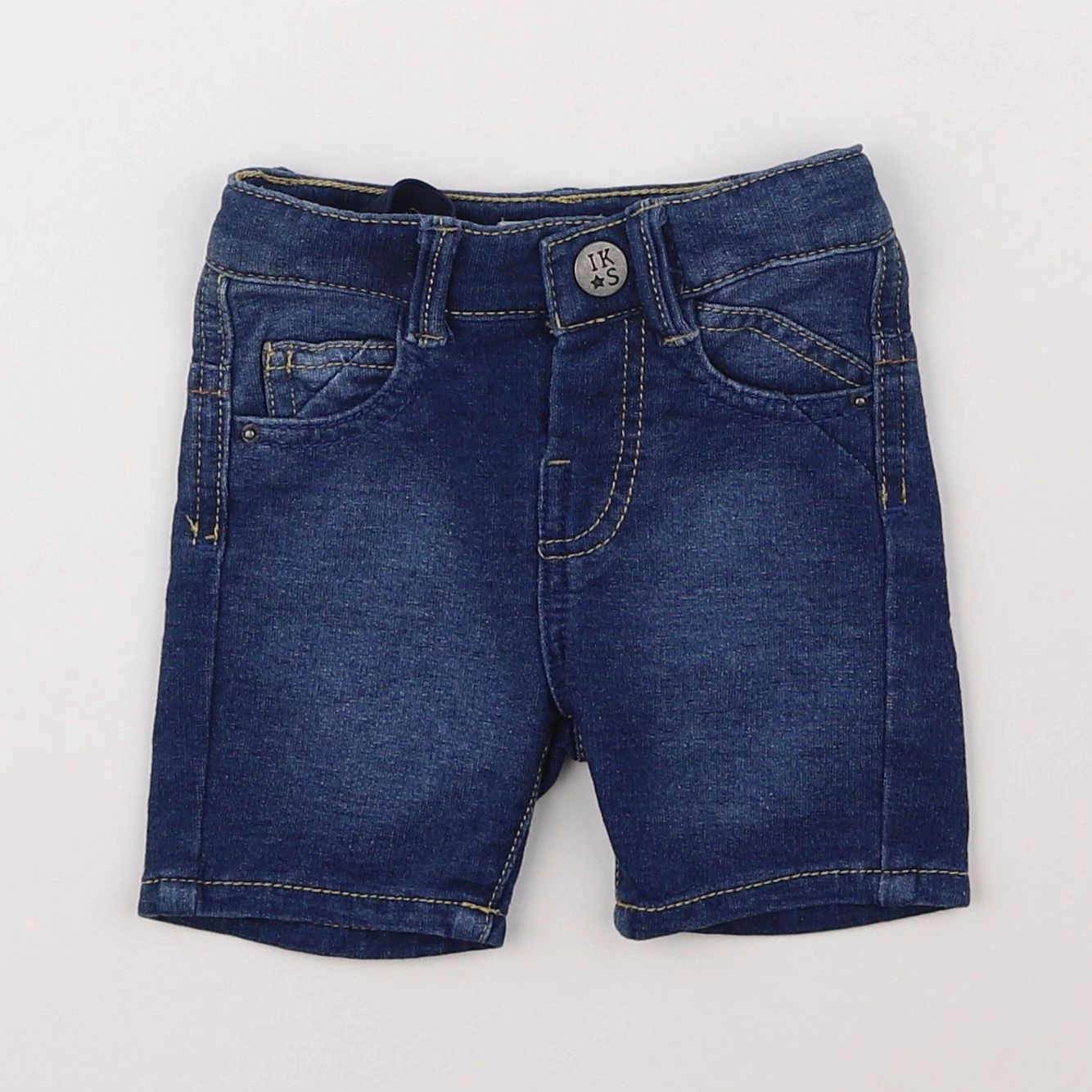 IKKS - short bleu - 3 mois