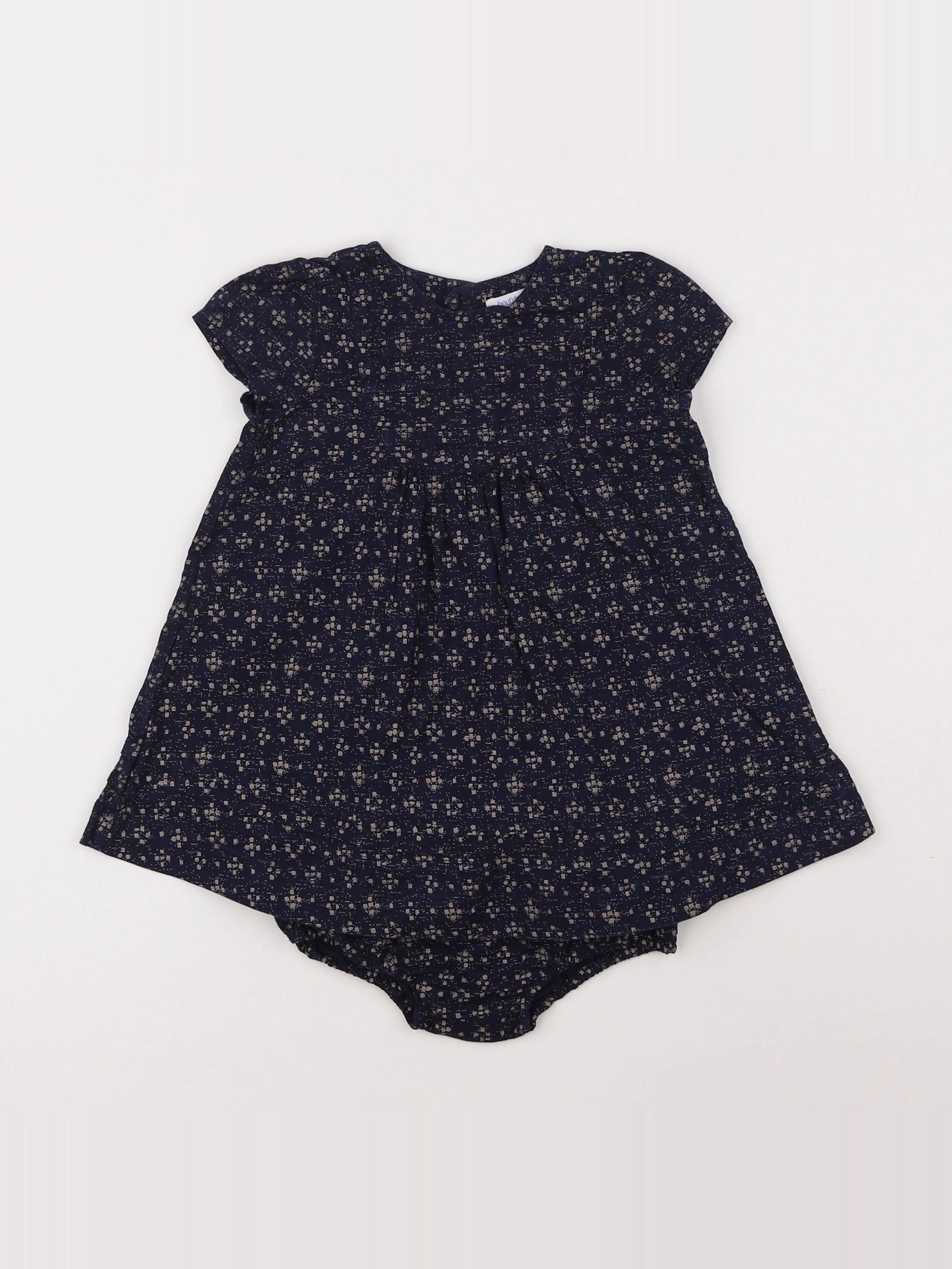 Boutchou - robe bleu - 9 mois