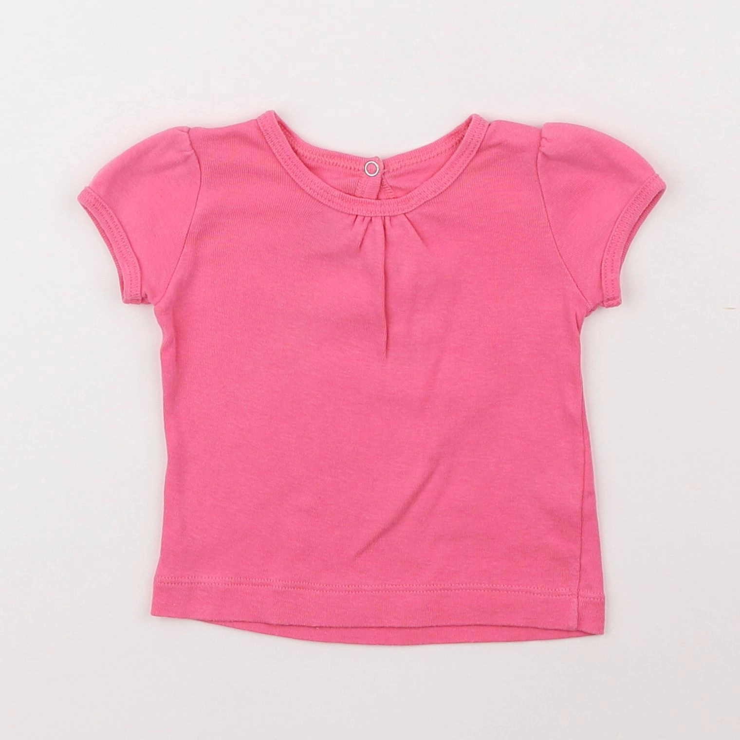 Petit Bateau - tee-shirt rose - 6 mois