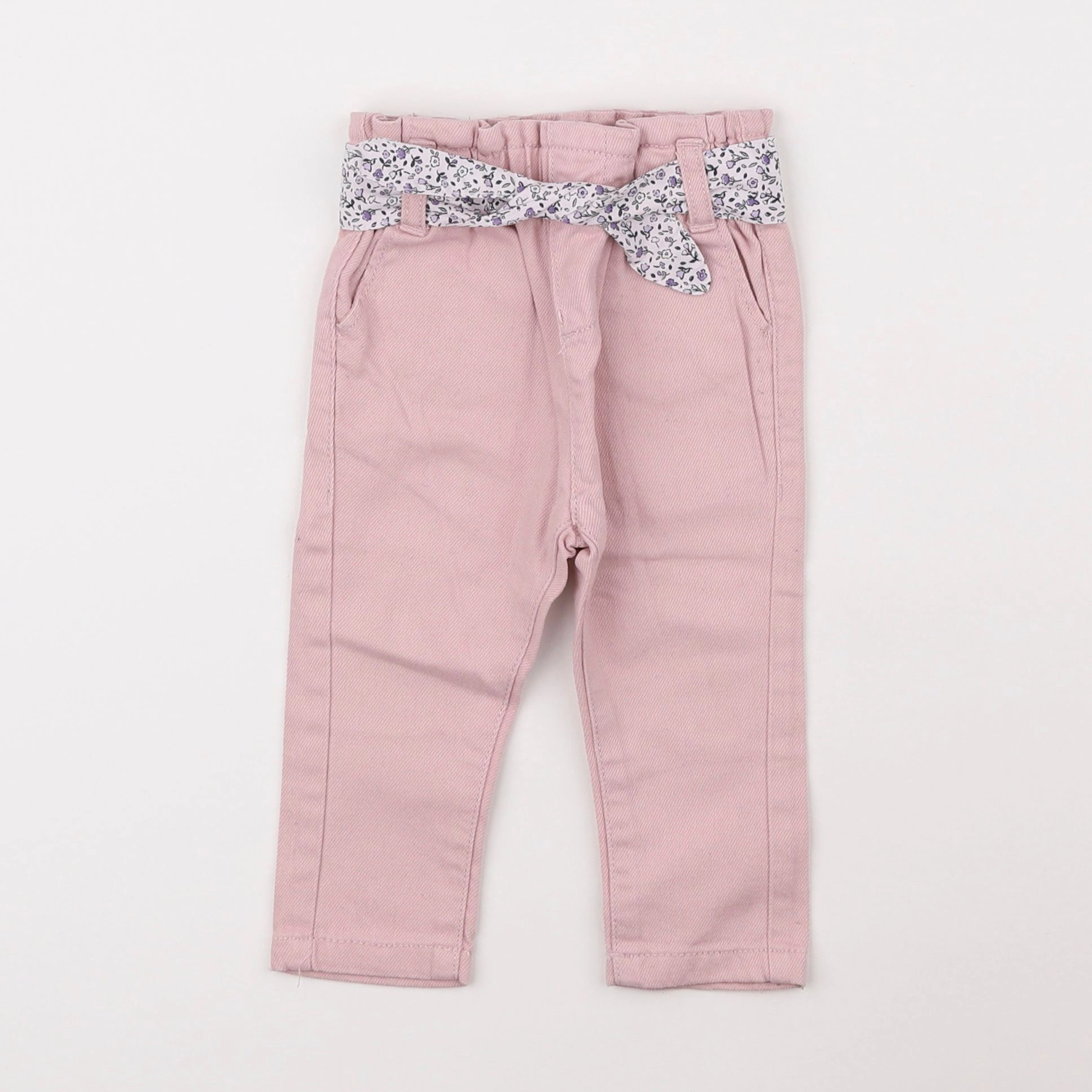 Vertbaudet - pantalon rose - 6 mois