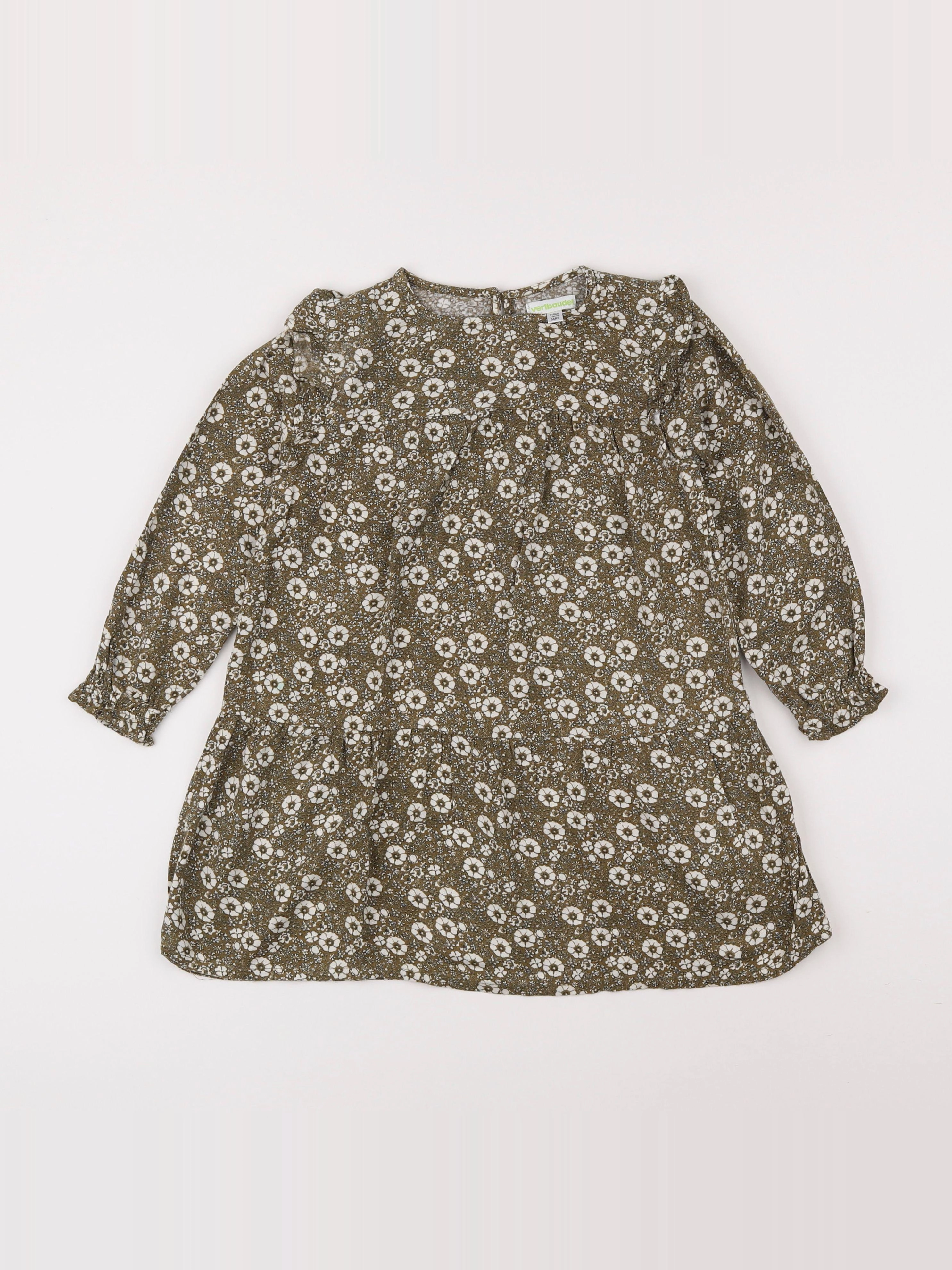 Vertbaudet - robe vert - 5 ans