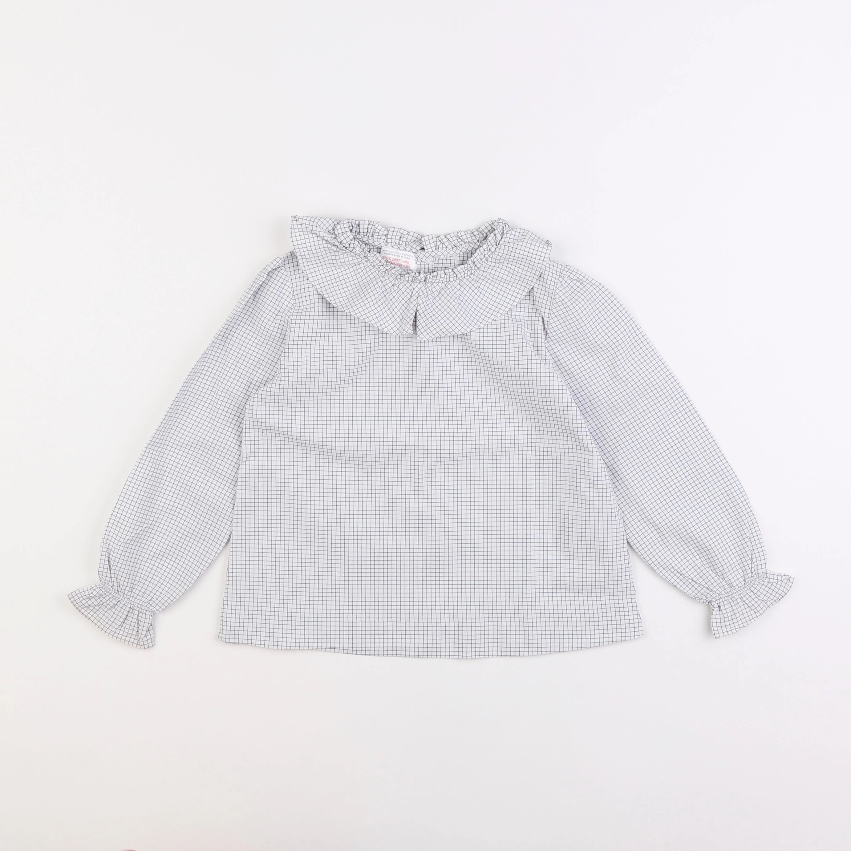 Jacadi - blouse blanc, bleu - 5 ans