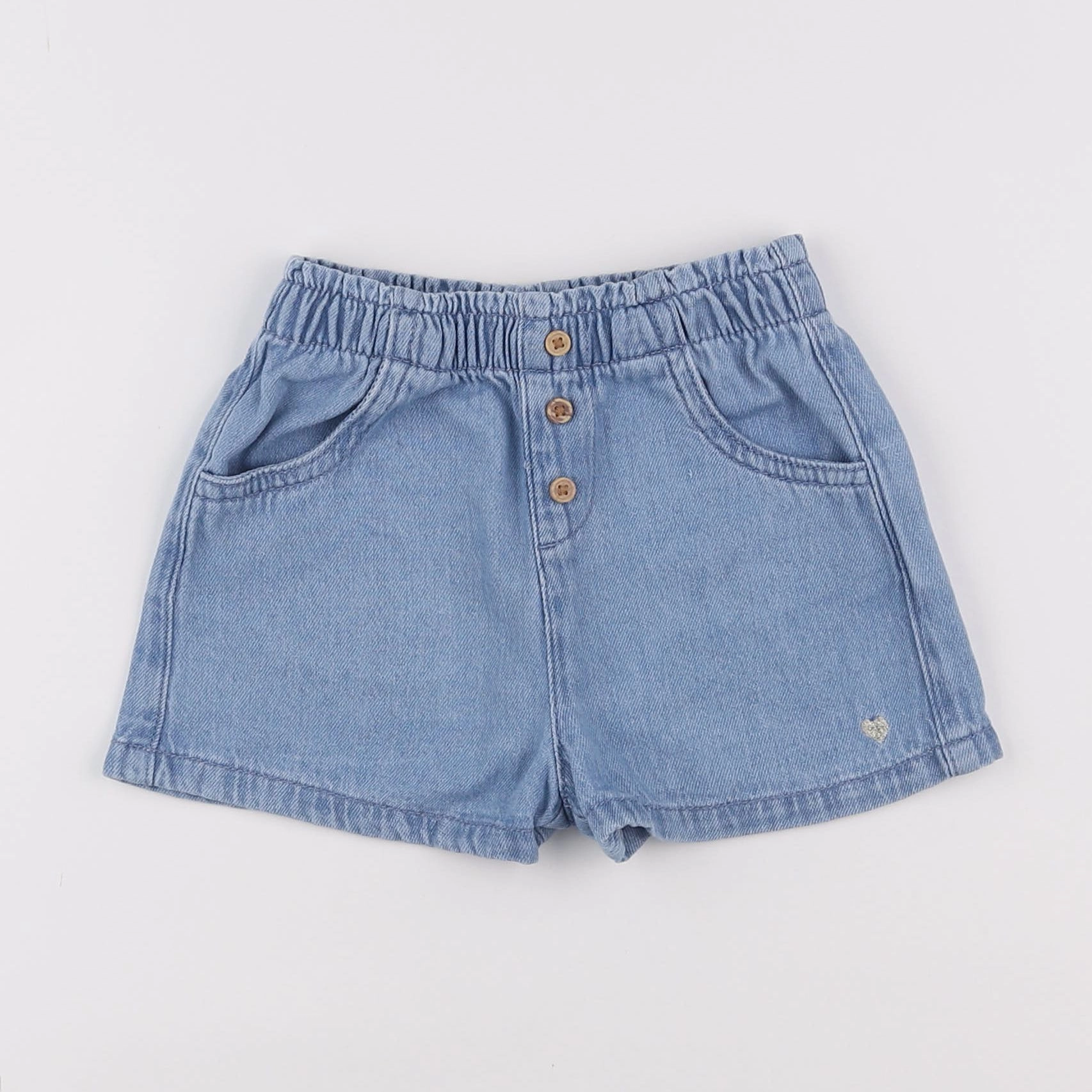 Vertbaudet - short bleu - 3 ans