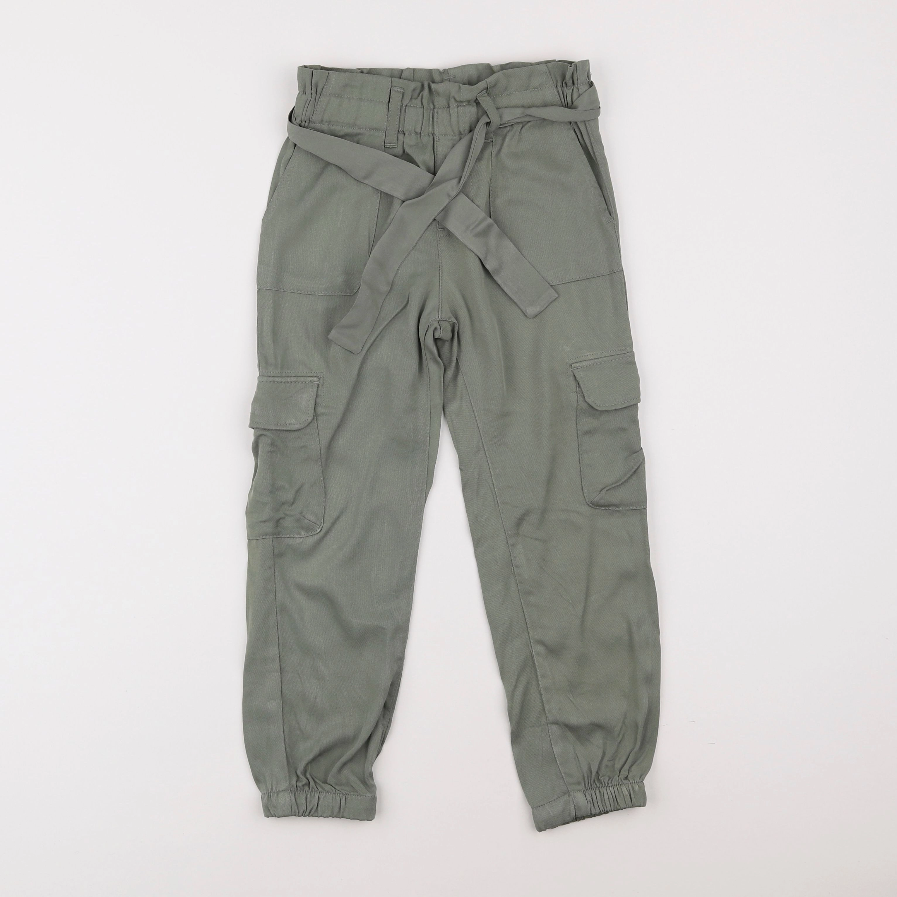 H&M - pantalon vert - 4/5 ans