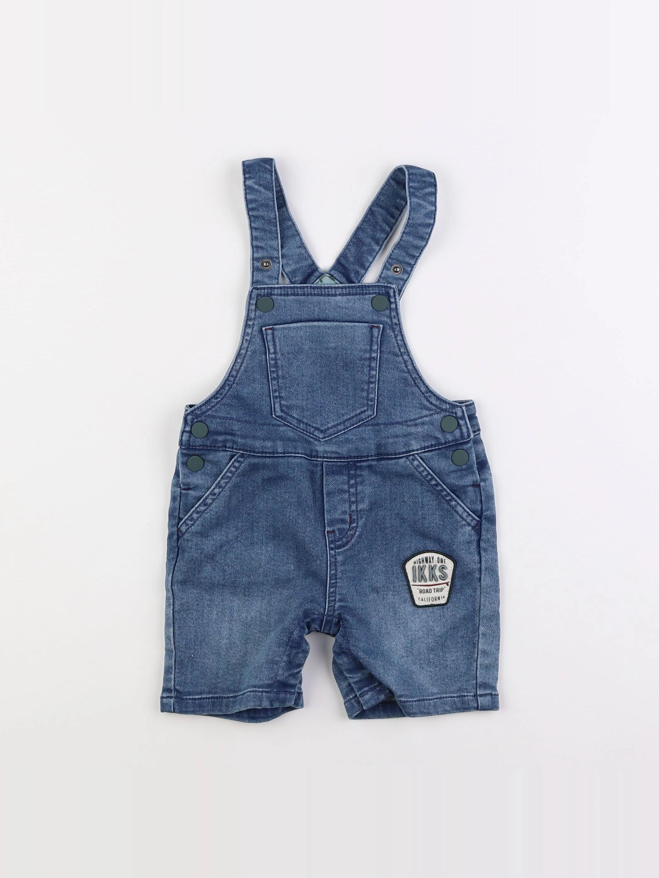 IKKS - salopette bleu - 12 mois