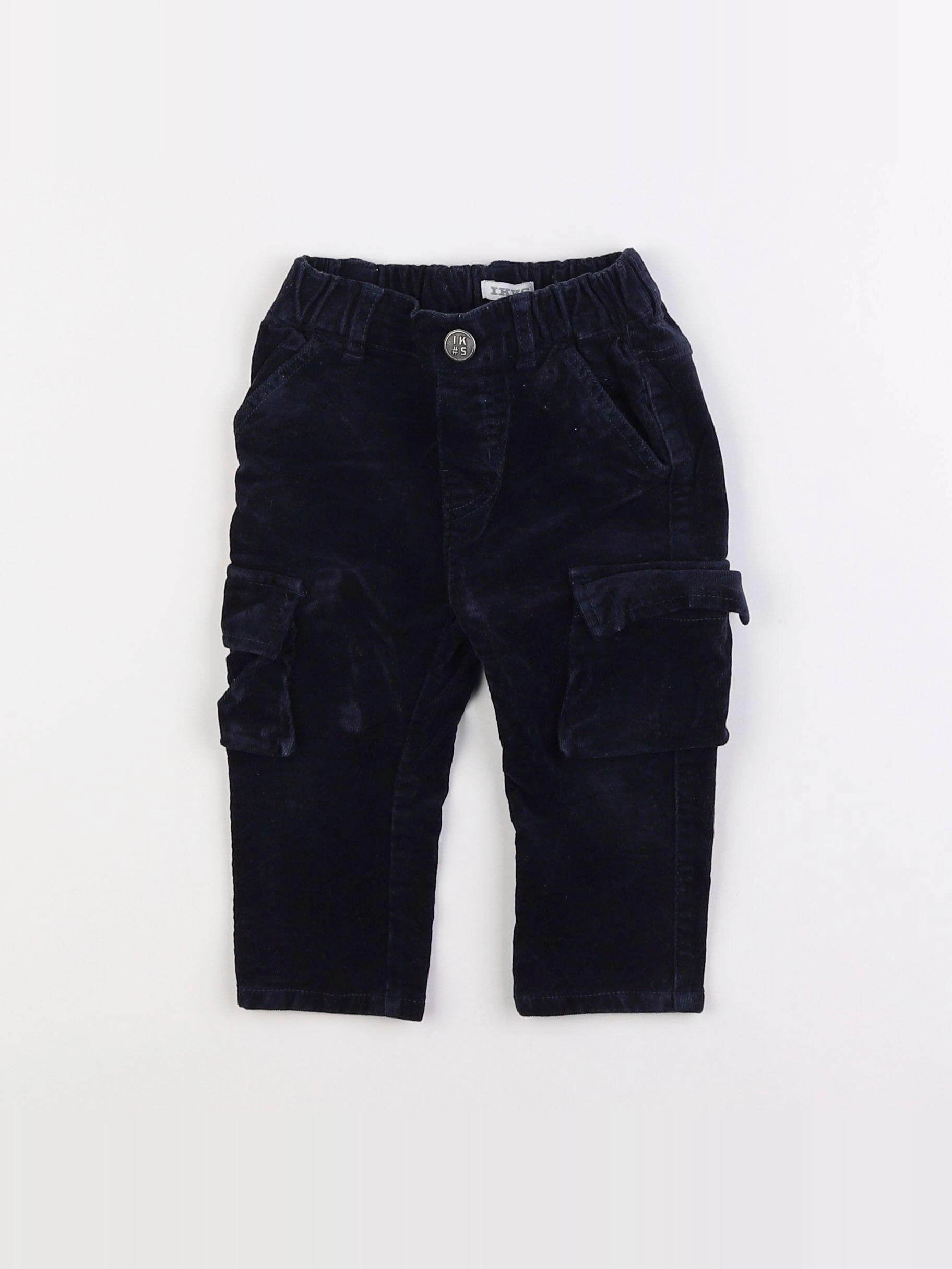 IKKS - pantalon bleu - 12 mois