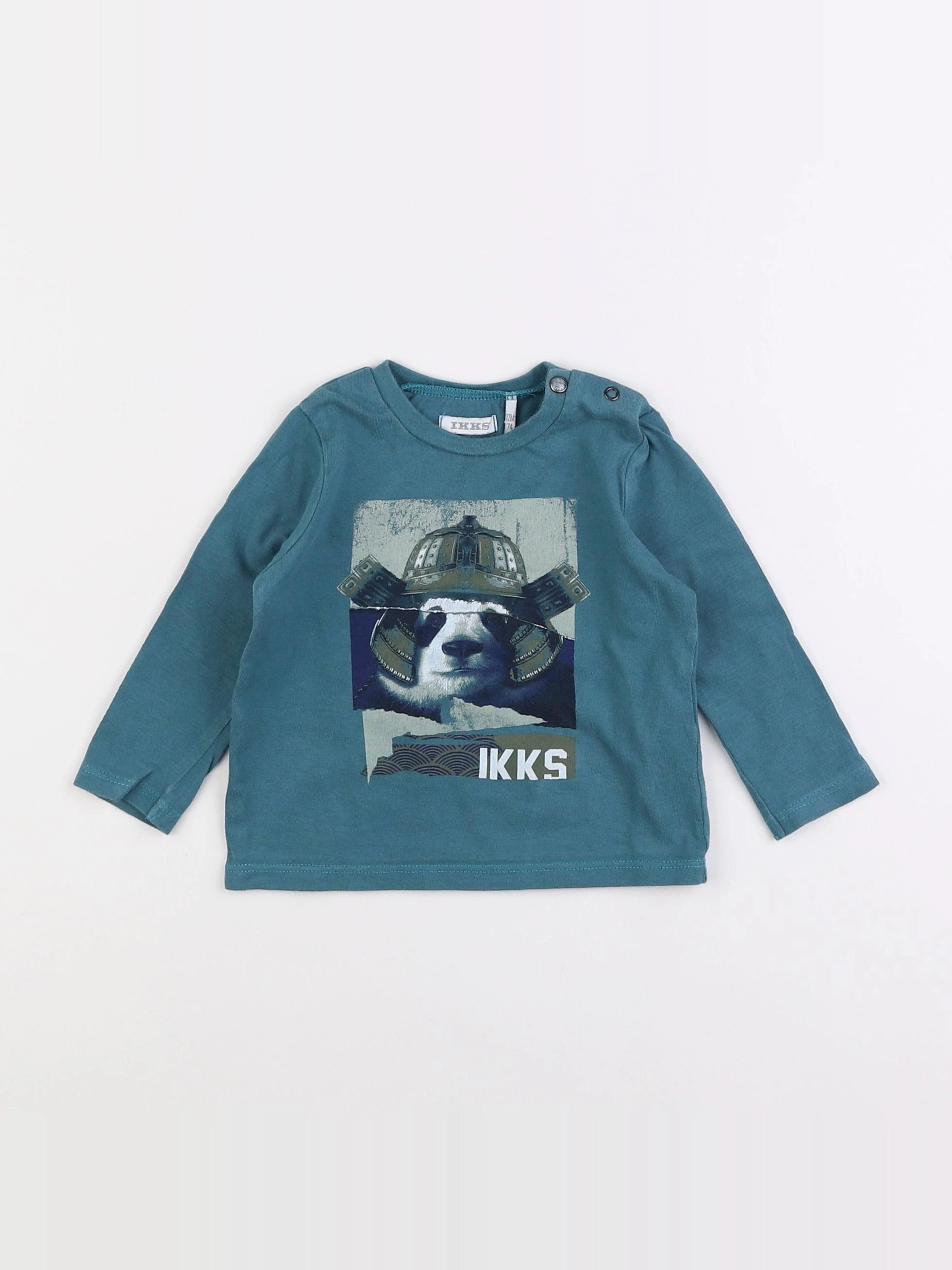IKKS - tee-shirt vert - 12 mois