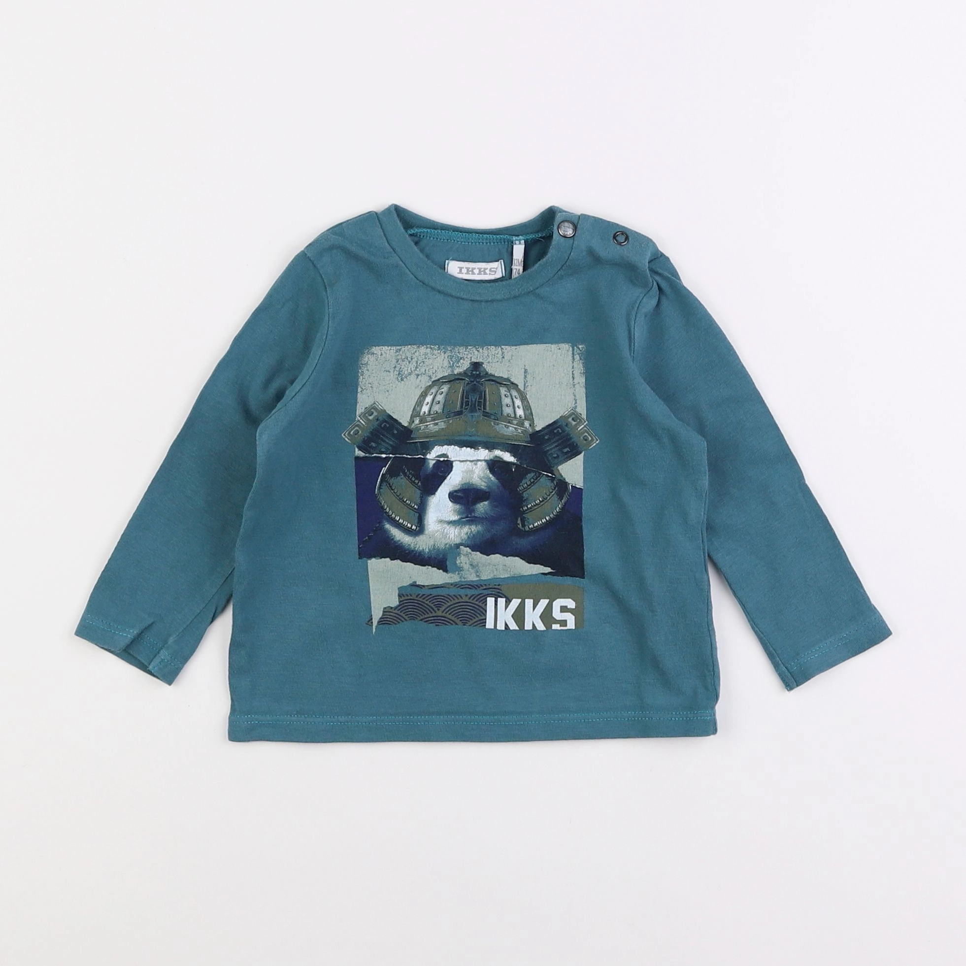 IKKS - tee-shirt vert - 12 mois