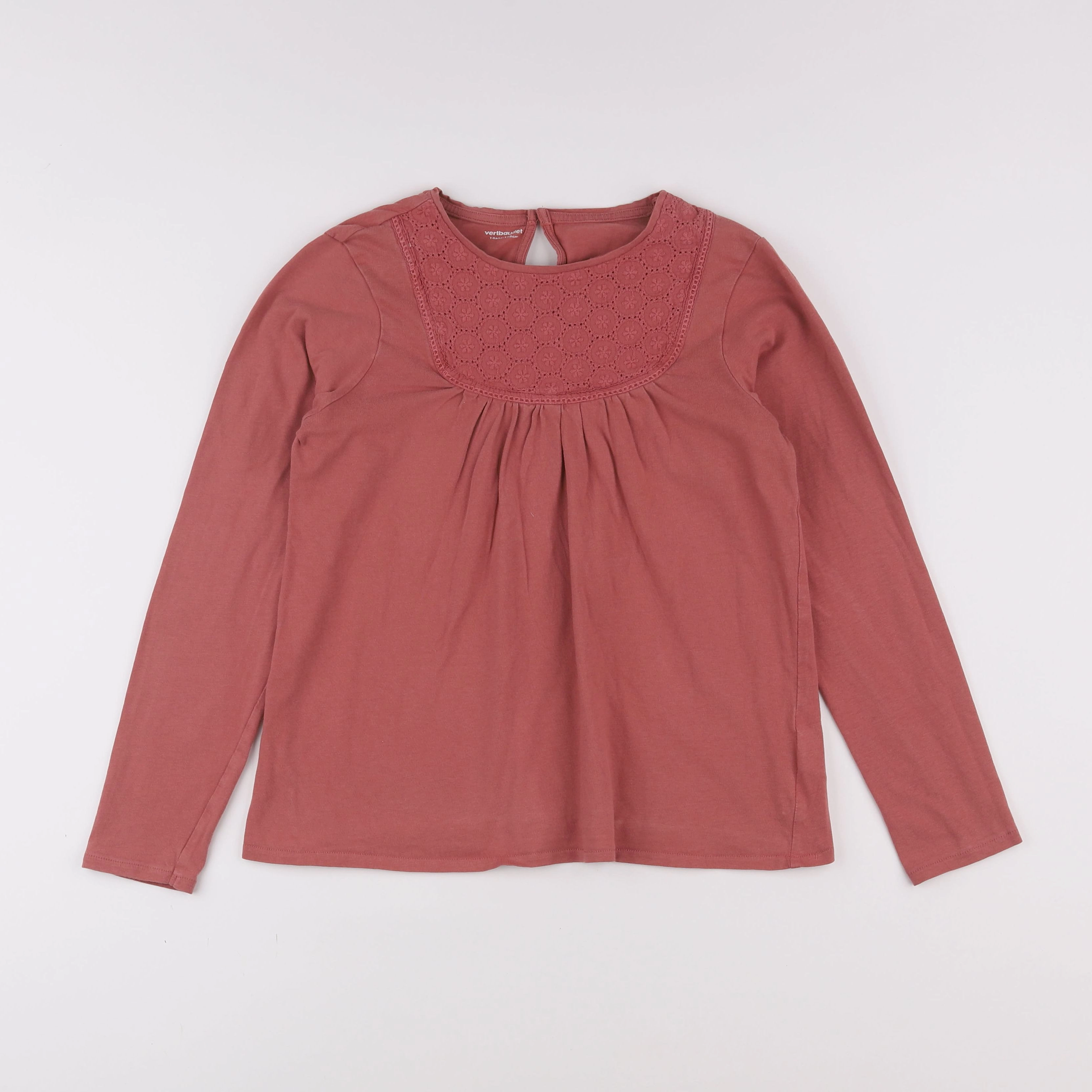 Vertbaudet - tee-shirt rose - 14 ans