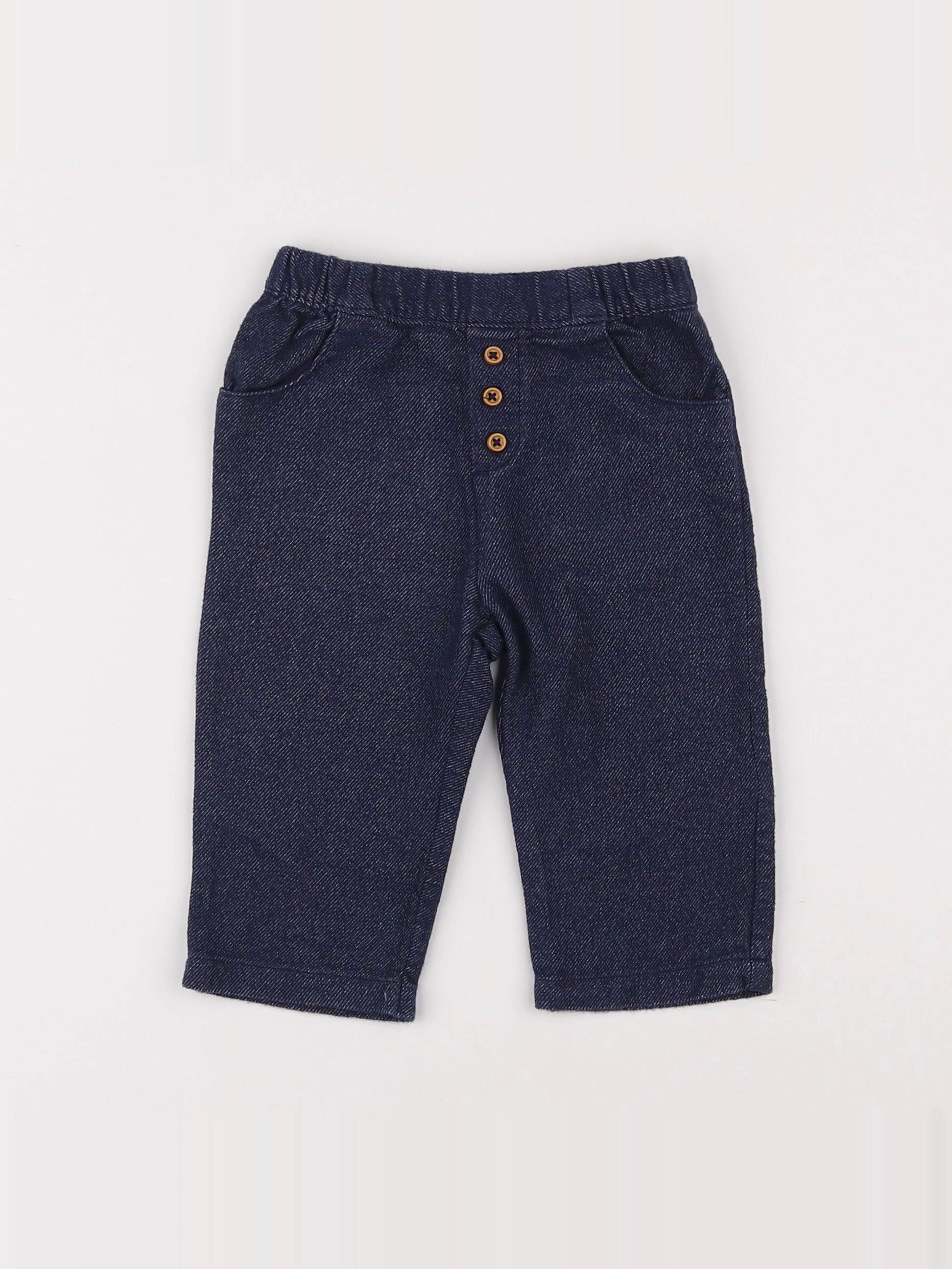 Natalys - jegging bleu - 12 mois