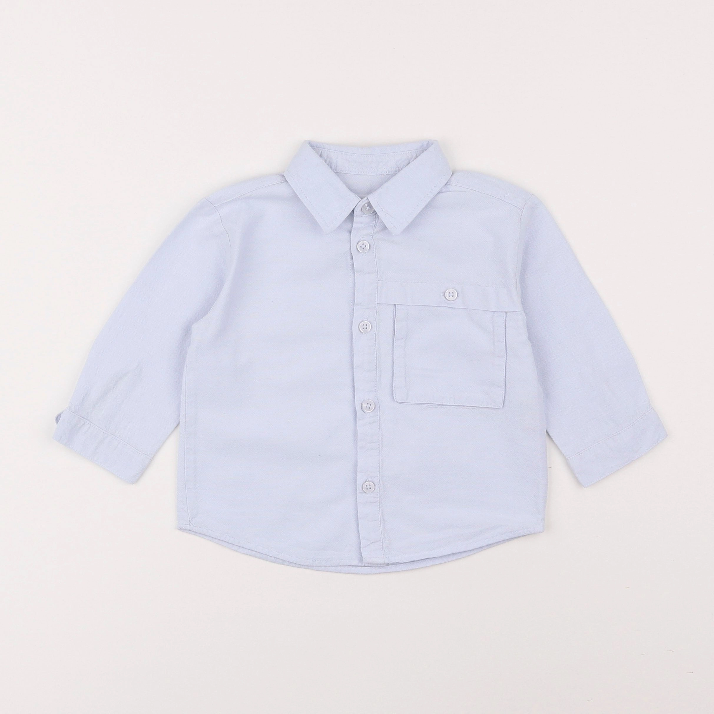 Zara - chemise bleu - 9/12 mois