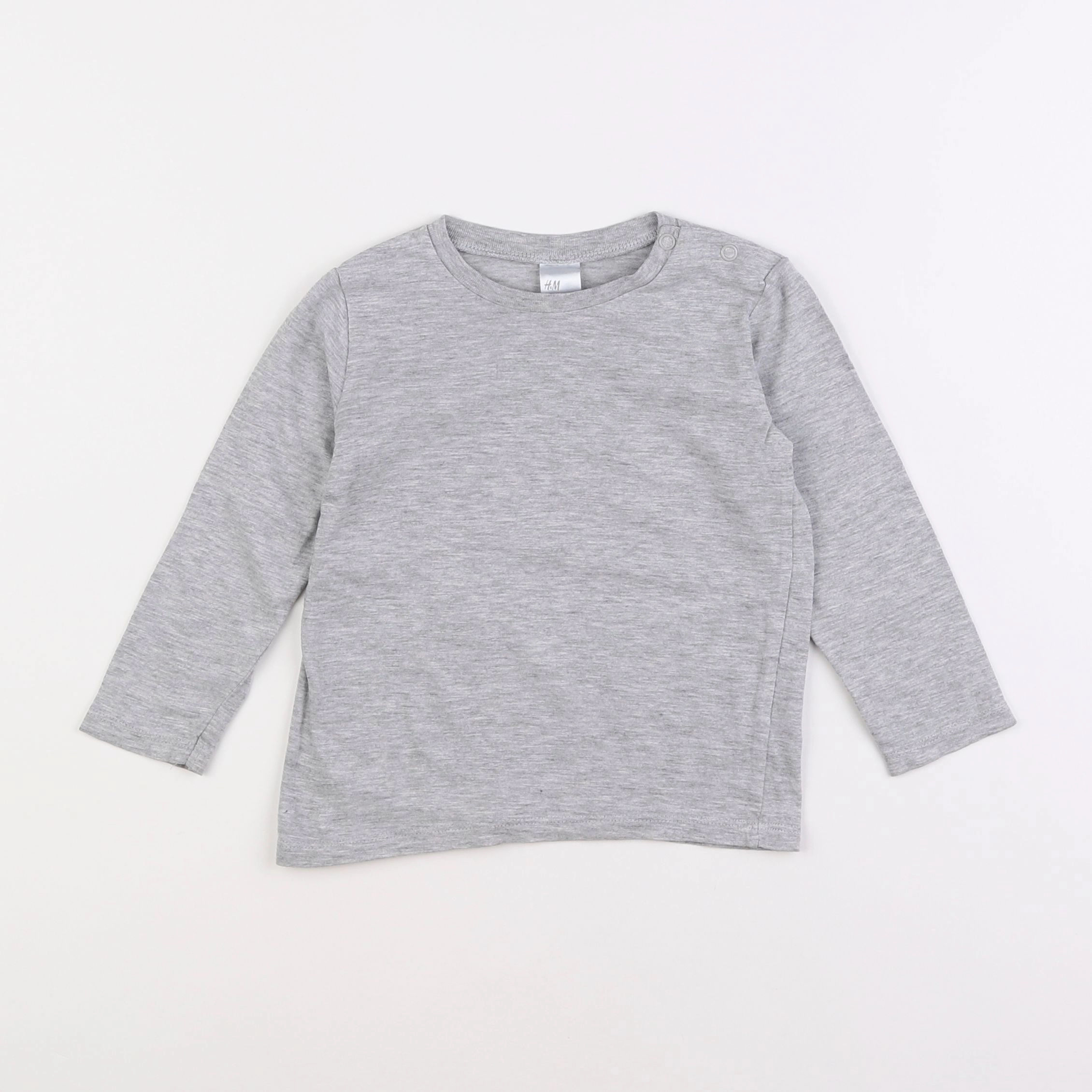 H&M - tee-shirt gris - 12/18 mois