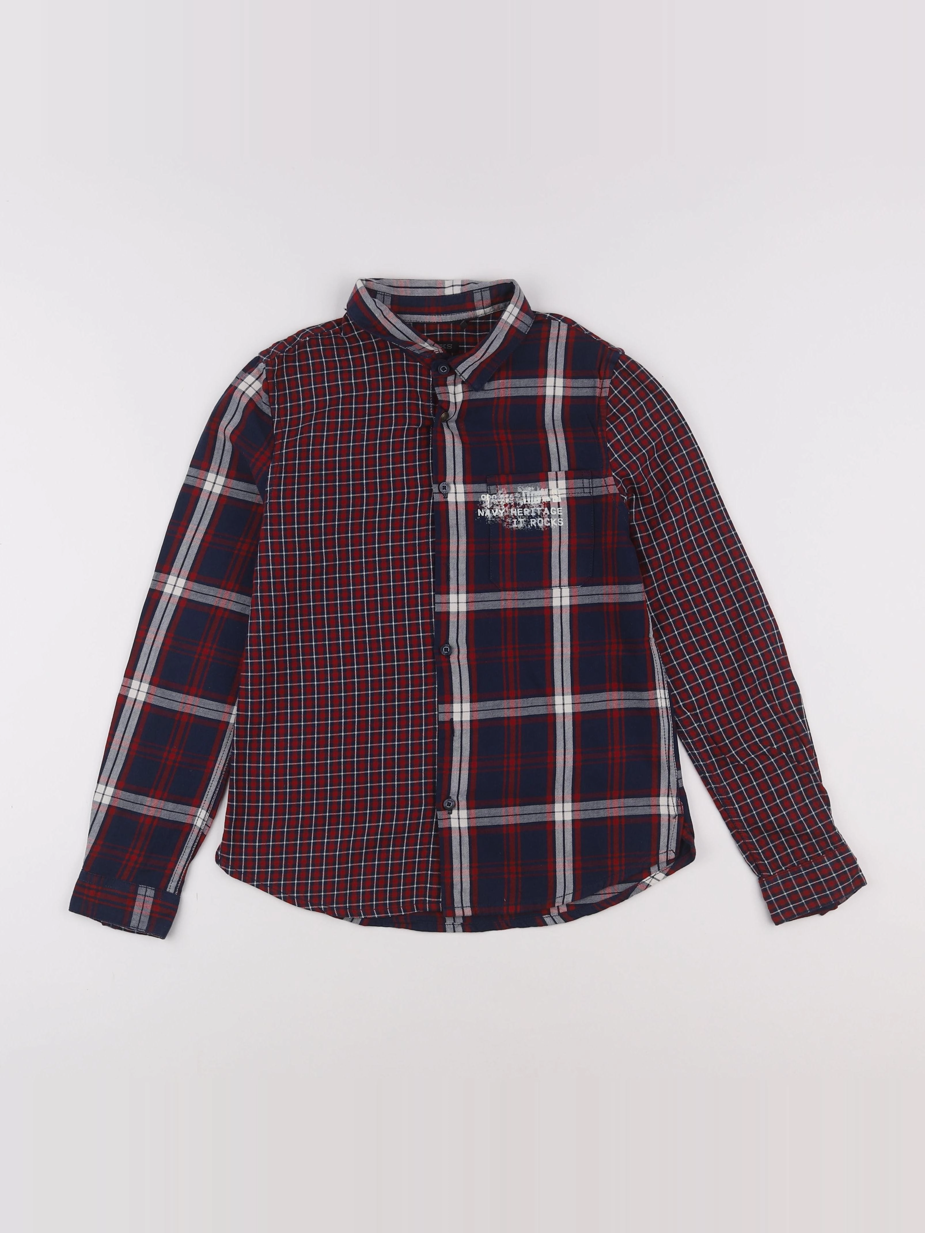 IKKS - chemise bleu - 10 ans