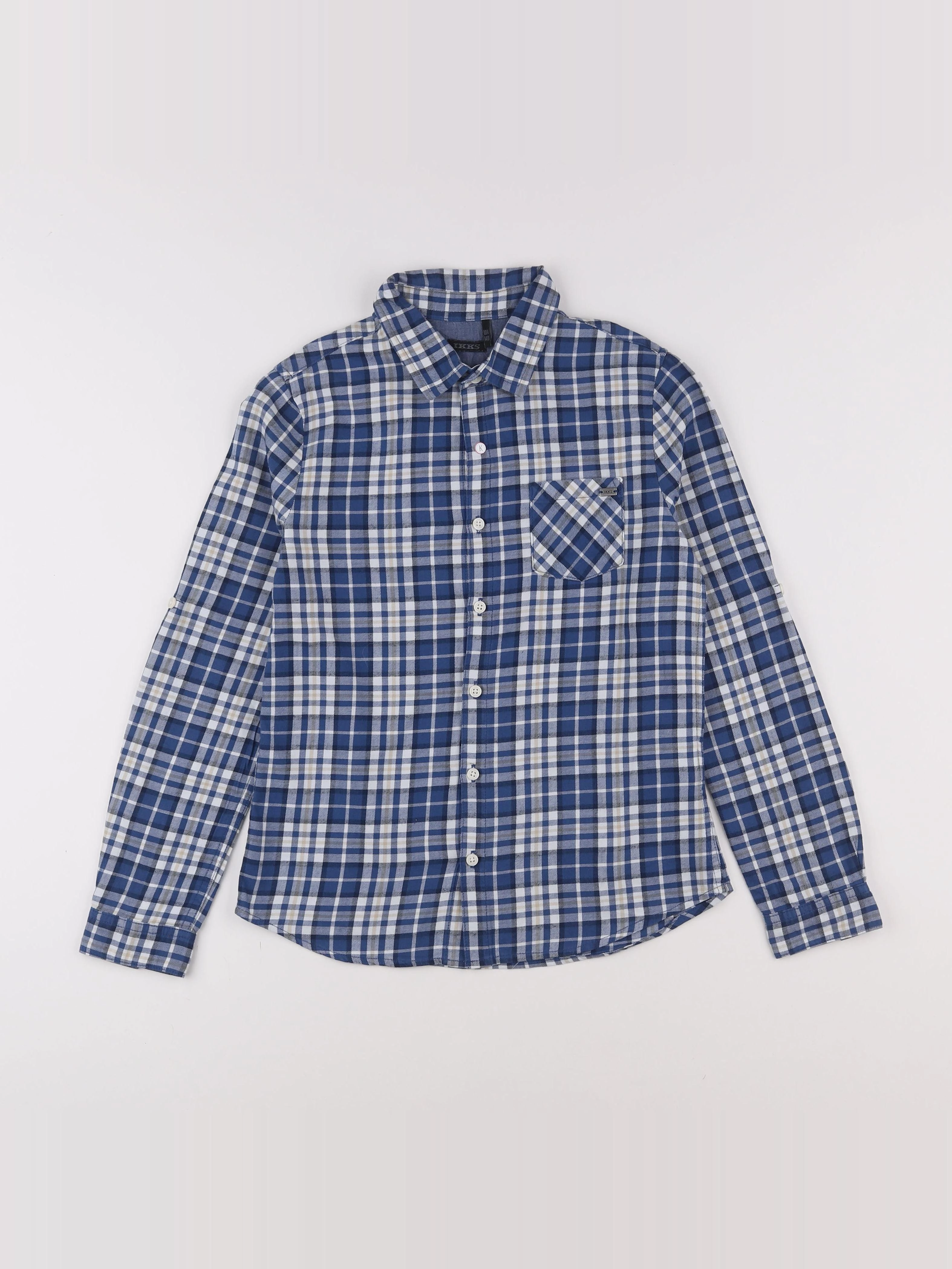 IKKS - chemise bleu - 10 ans