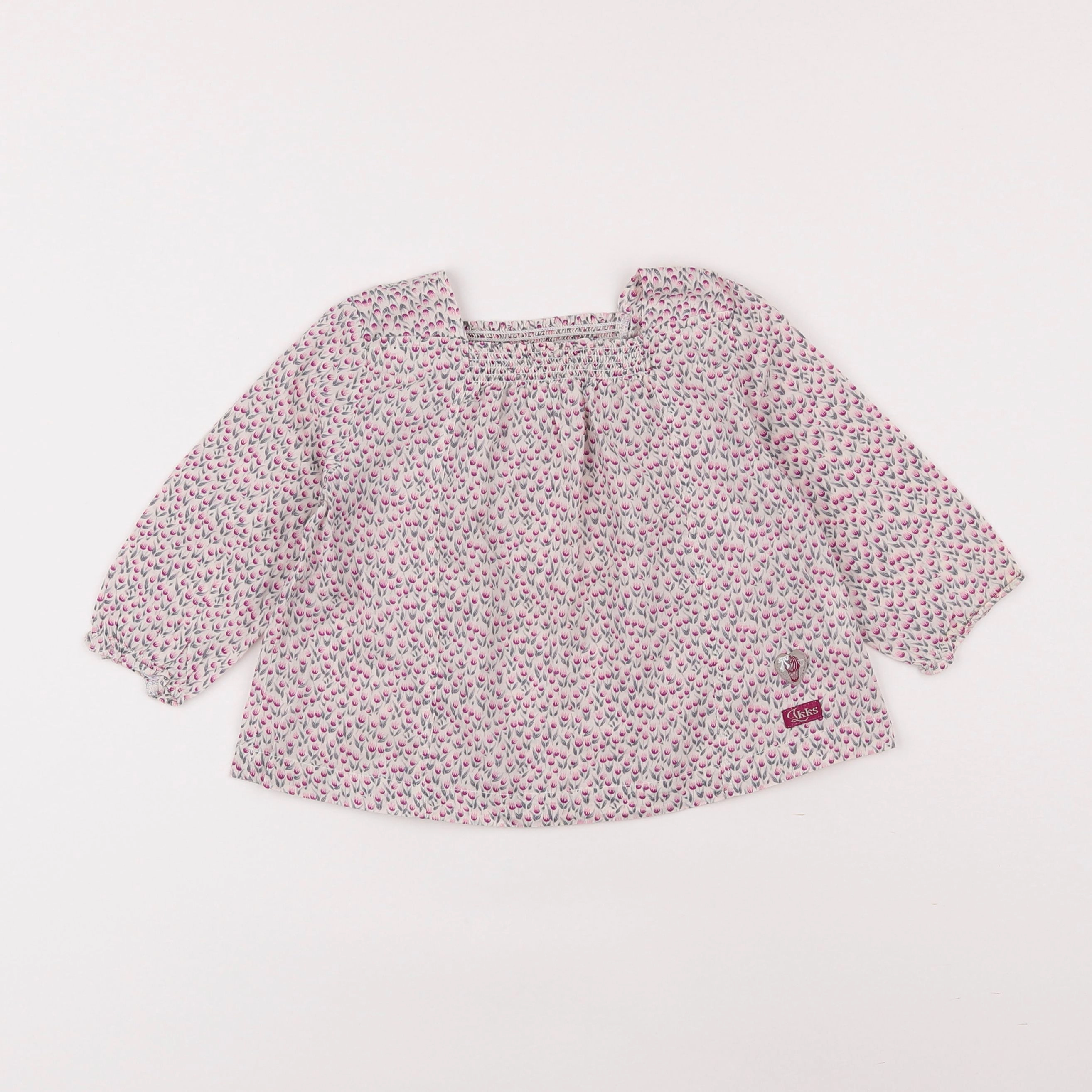 IKKS - blouse rose - 18 mois