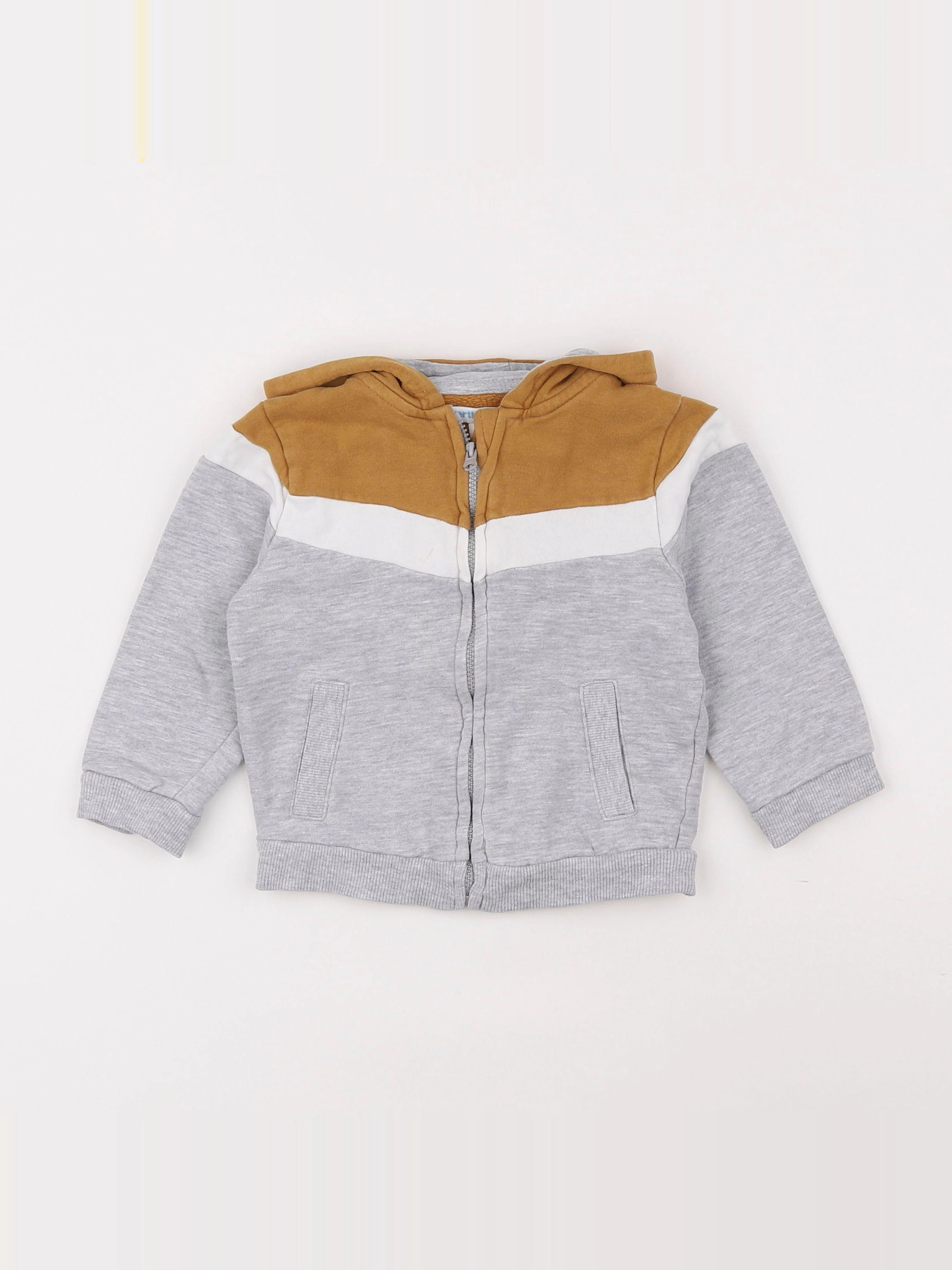 Vertbaudet - sweat marron - 2 ans