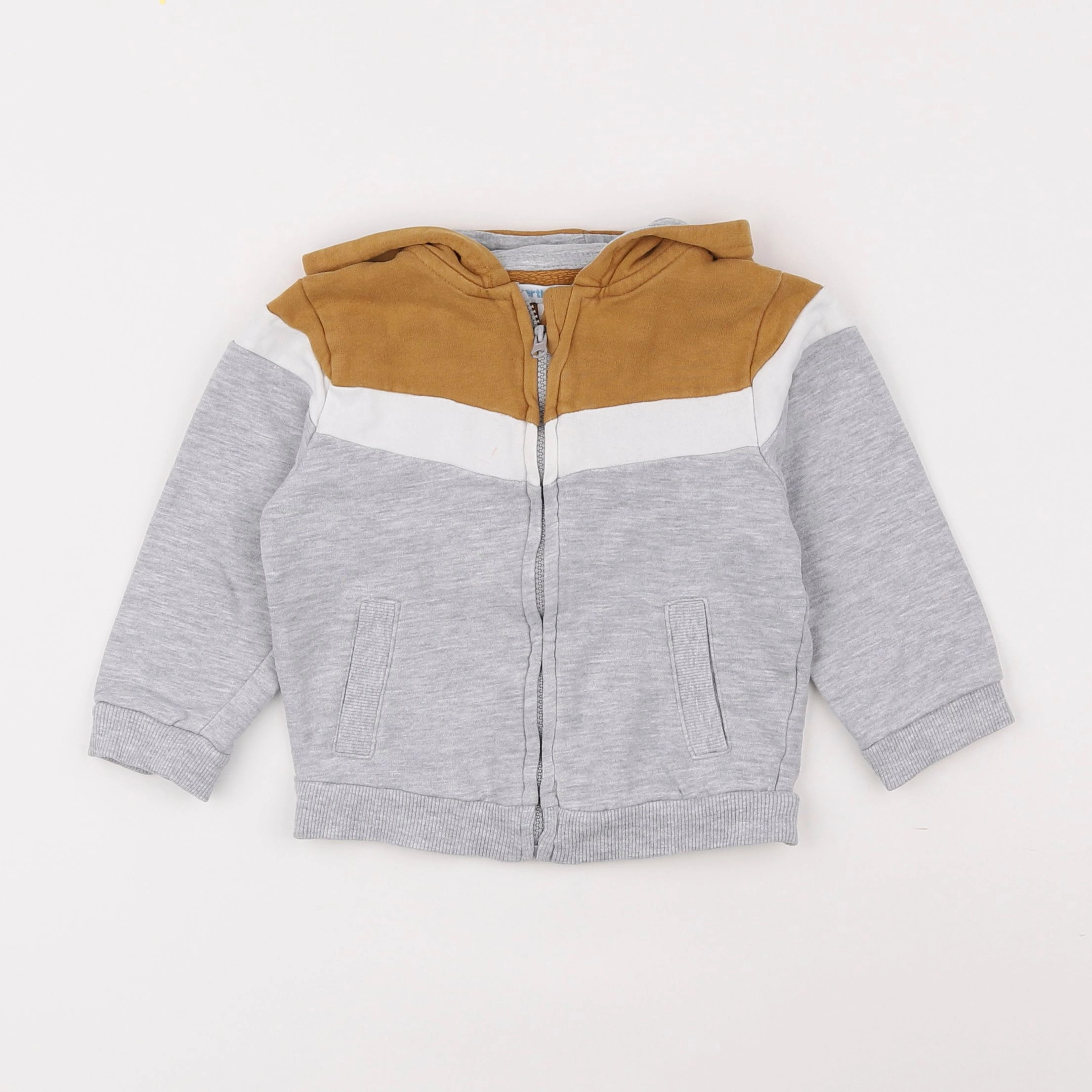 Vertbaudet - sweat marron - 2 ans