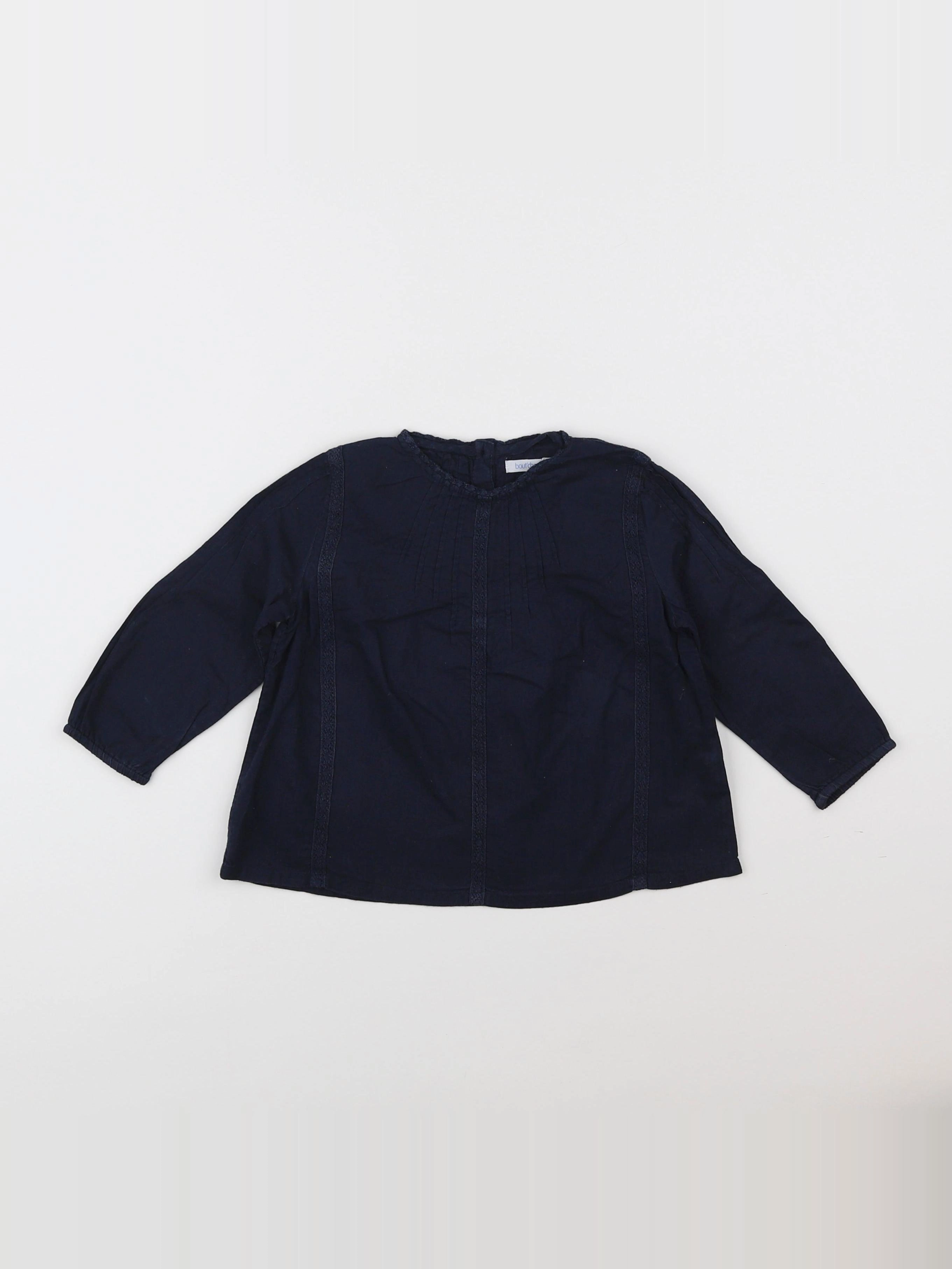 Boutchou - blouse bleu - 18 mois