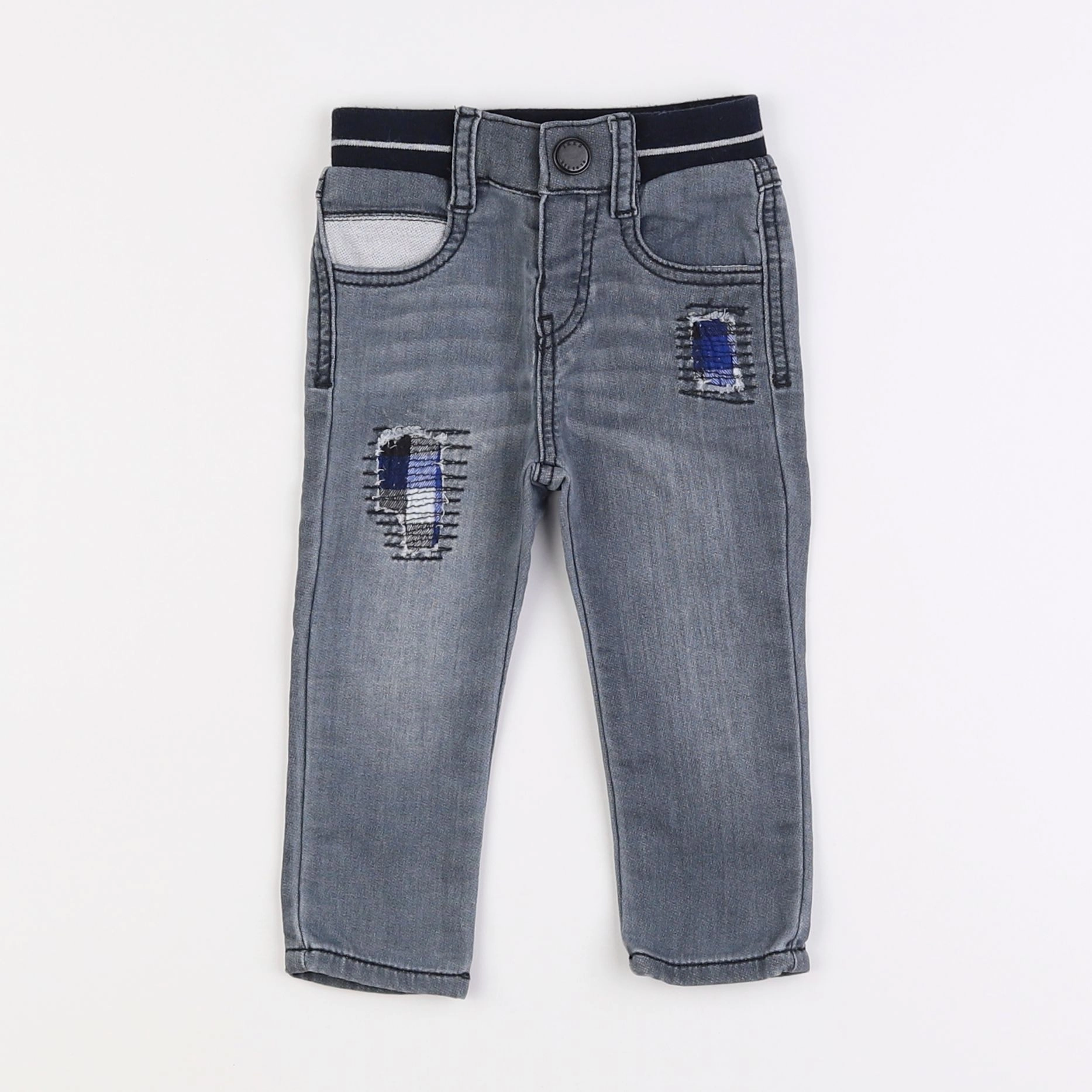IKKS - pantalon gris - 12 mois