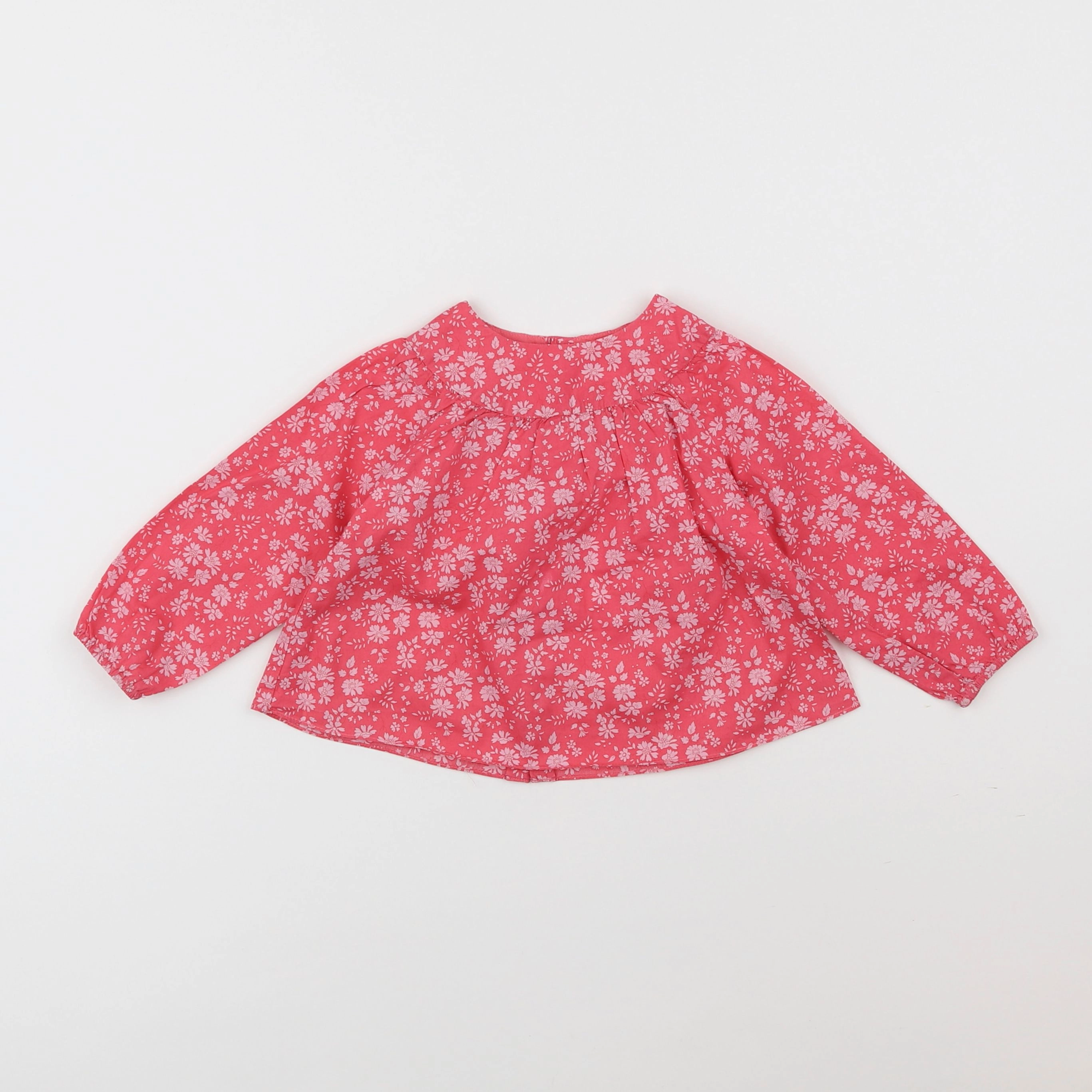 Jacadi - blouse rose - 12 mois