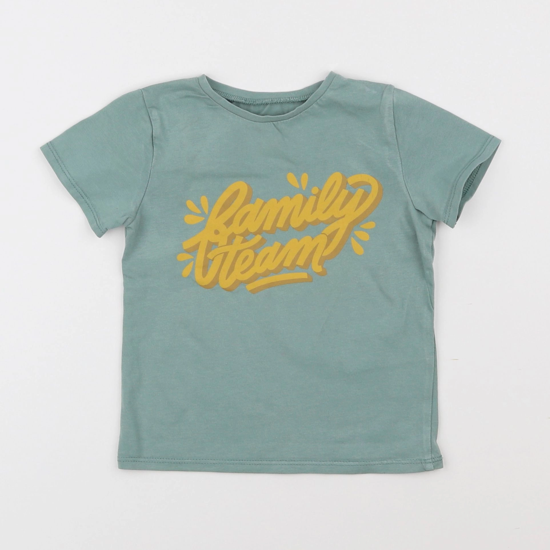 Vertbaudet - tee-shirt vert - 2 ans