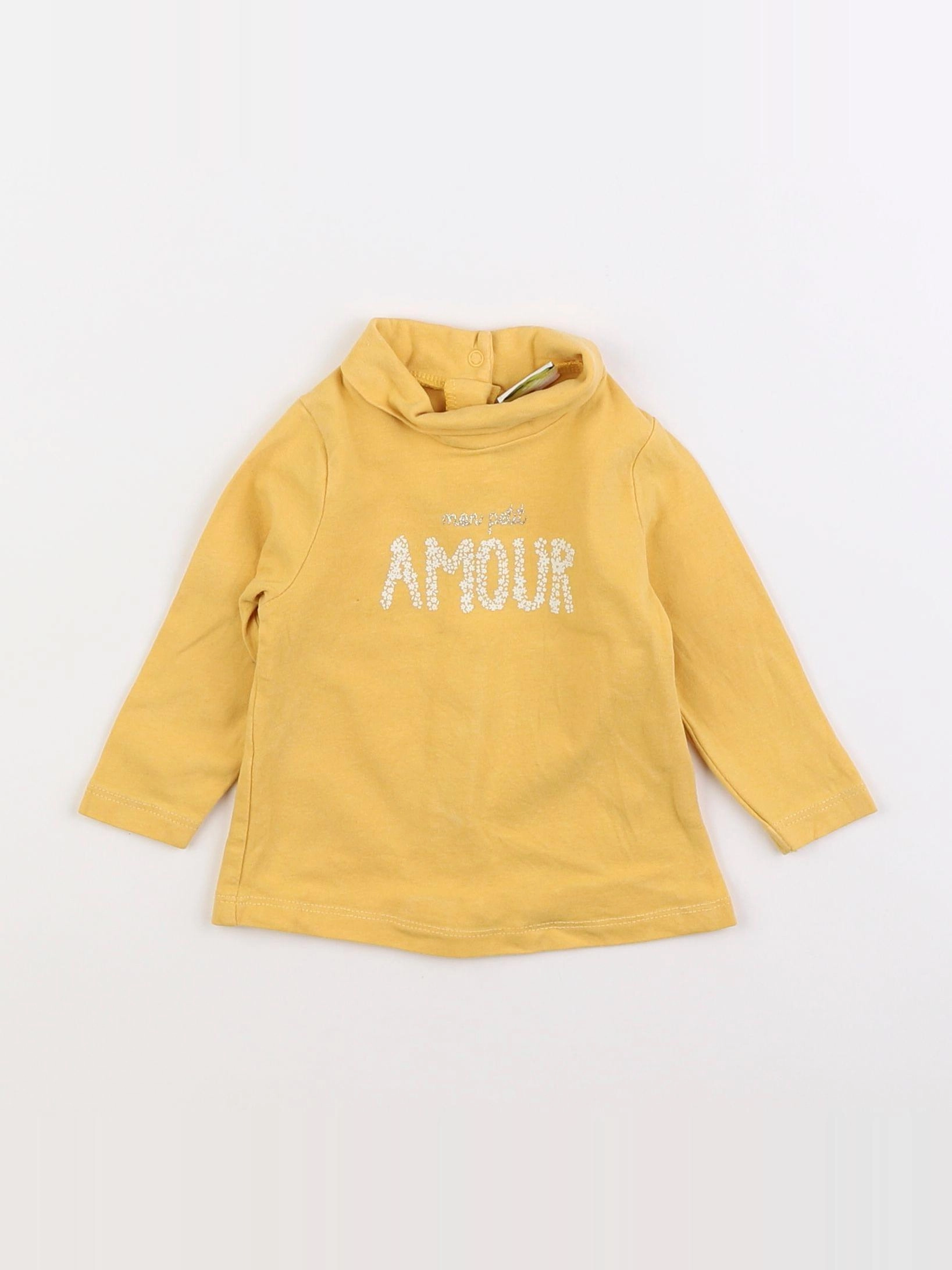 Tape à l'oeil - sous-pull jaune - 3 mois