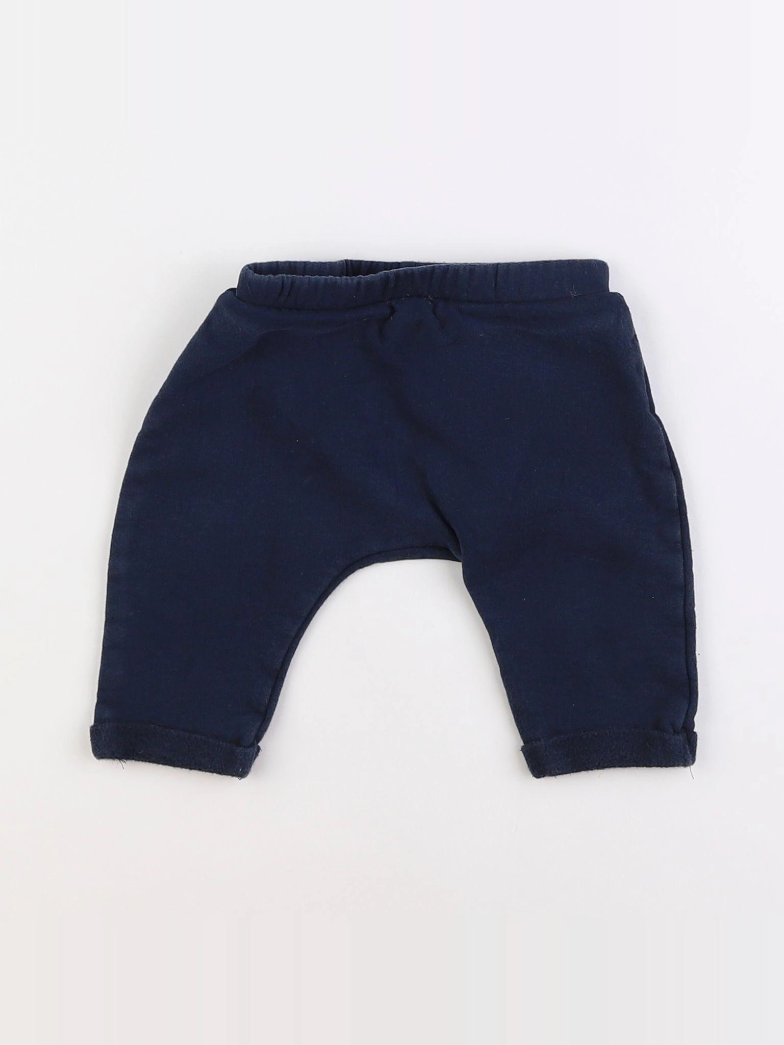 Vertbaudet - sarouel bleu - 6 mois