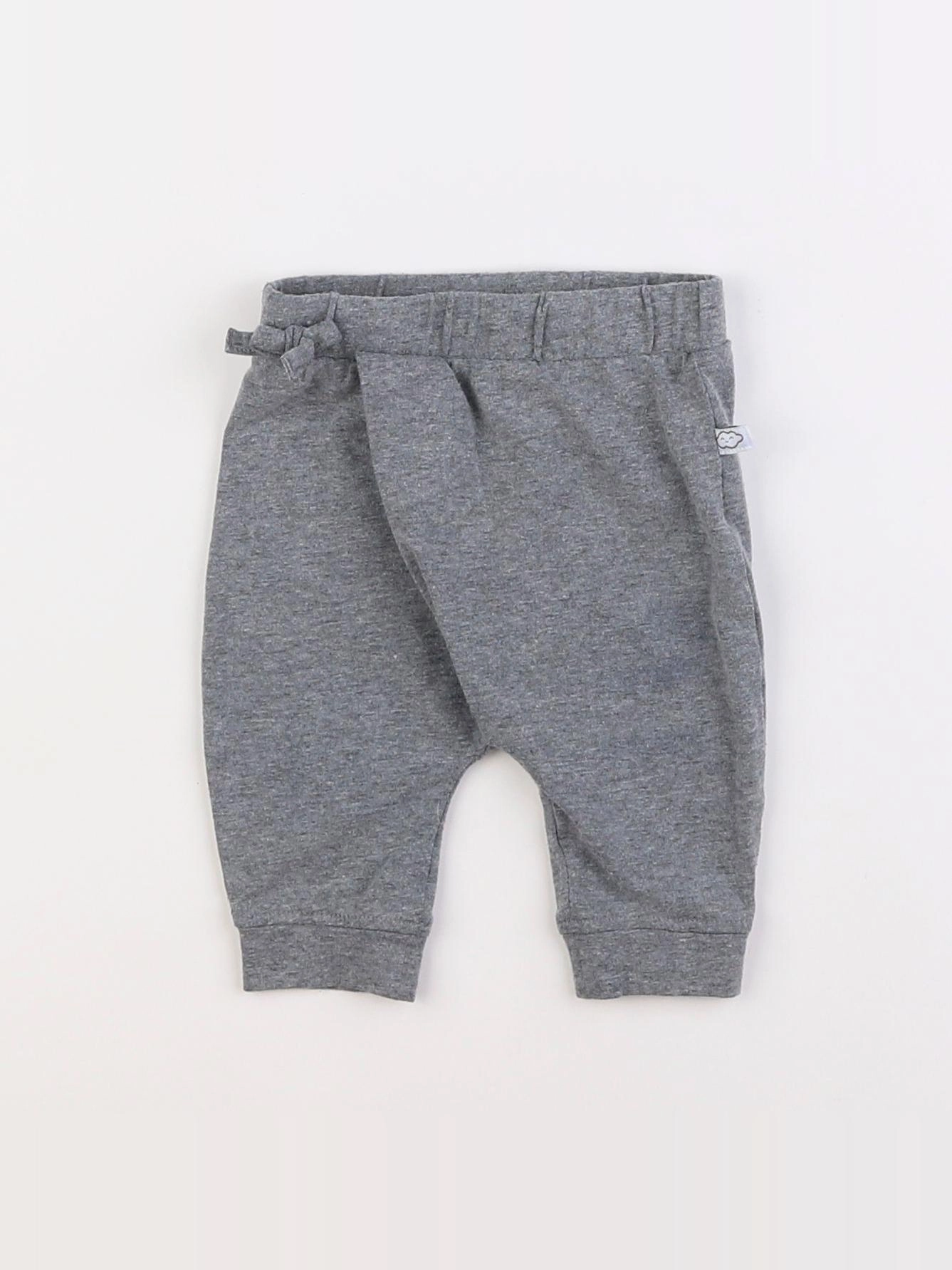 Vertbaudet - legging gris - 1 mois