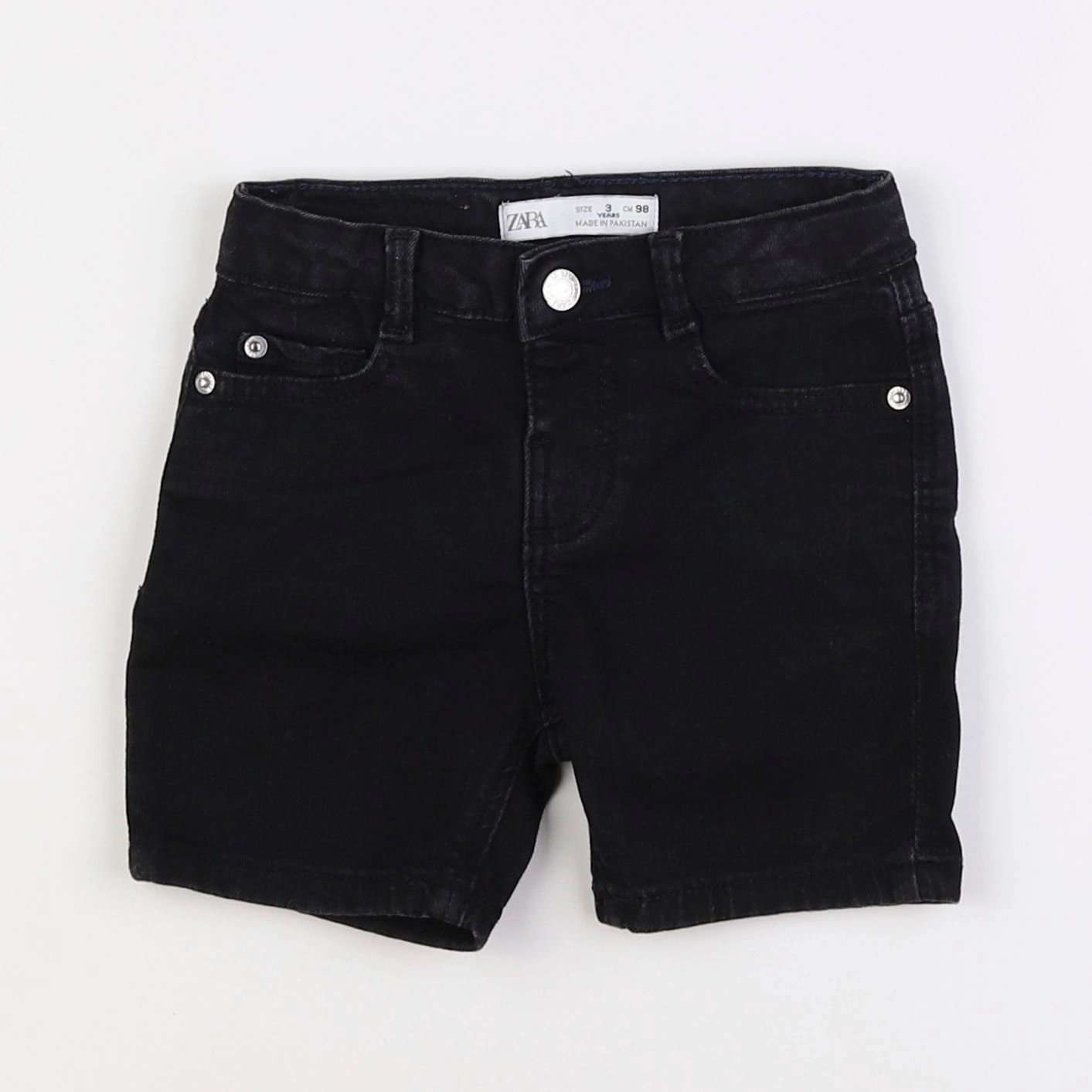Zara - short noir - 3 ans