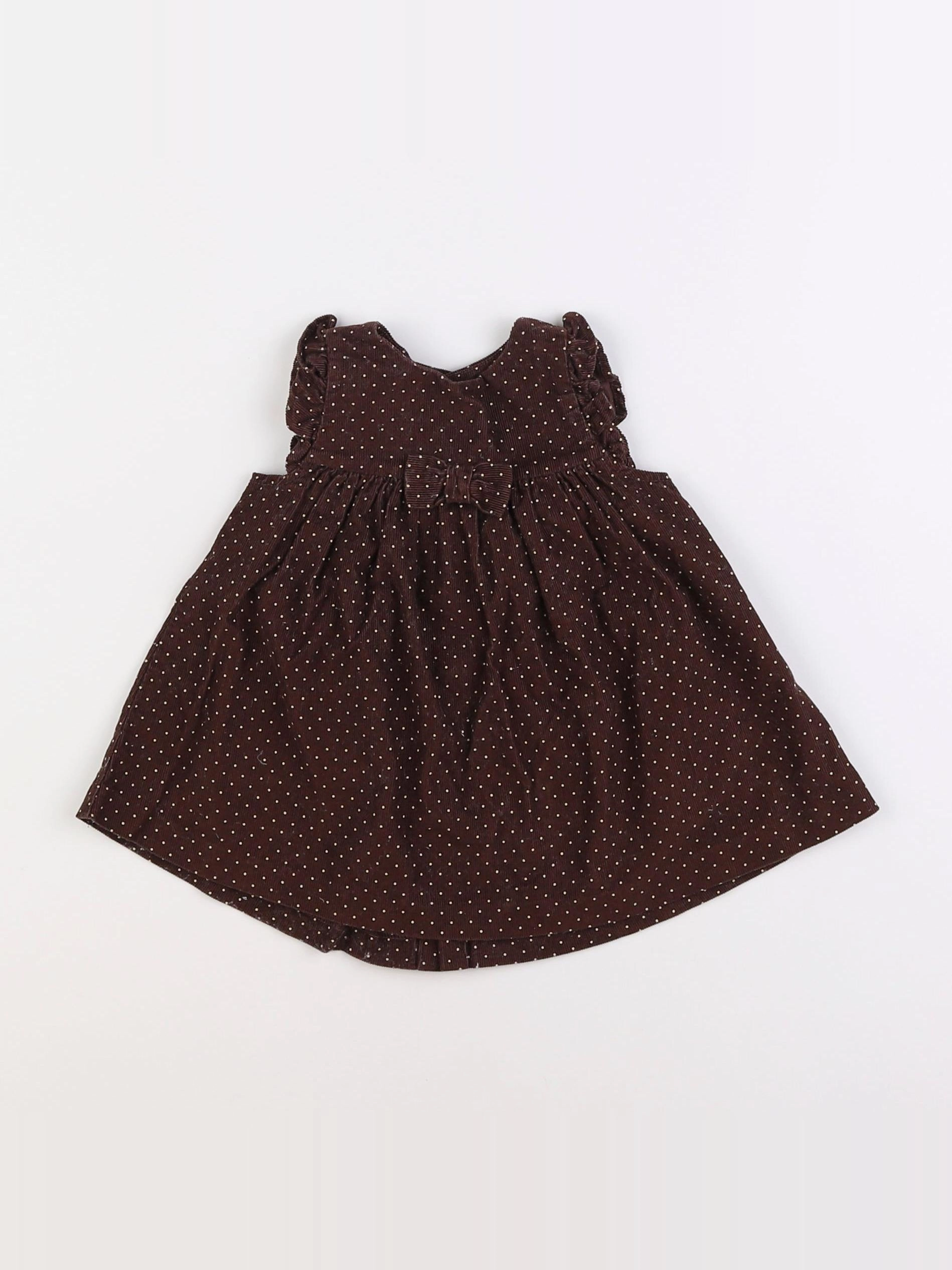 Jacadi - robe marron - 1 mois