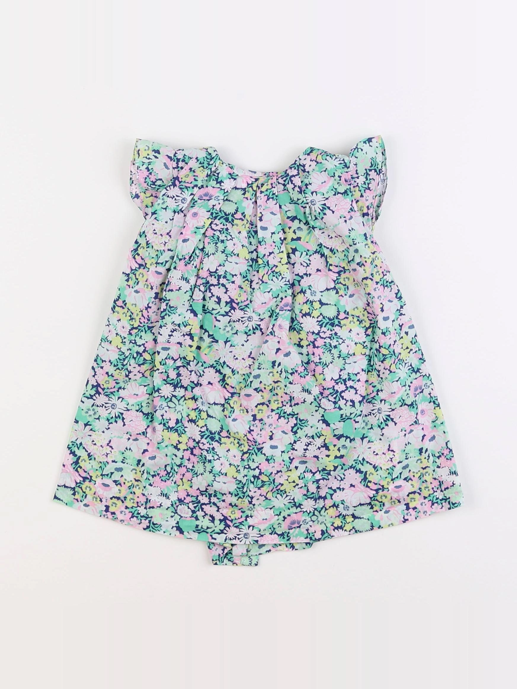 Jacadi - robe liberty multicolore - 6 mois