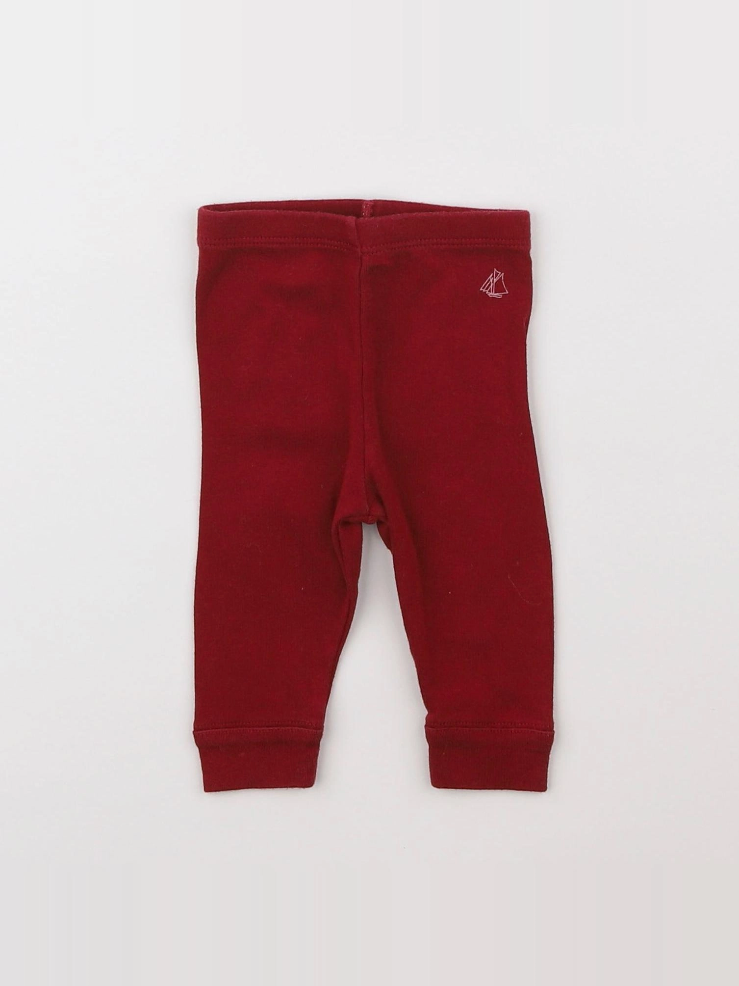 Petit Bateau - legging rouge - 3 mois