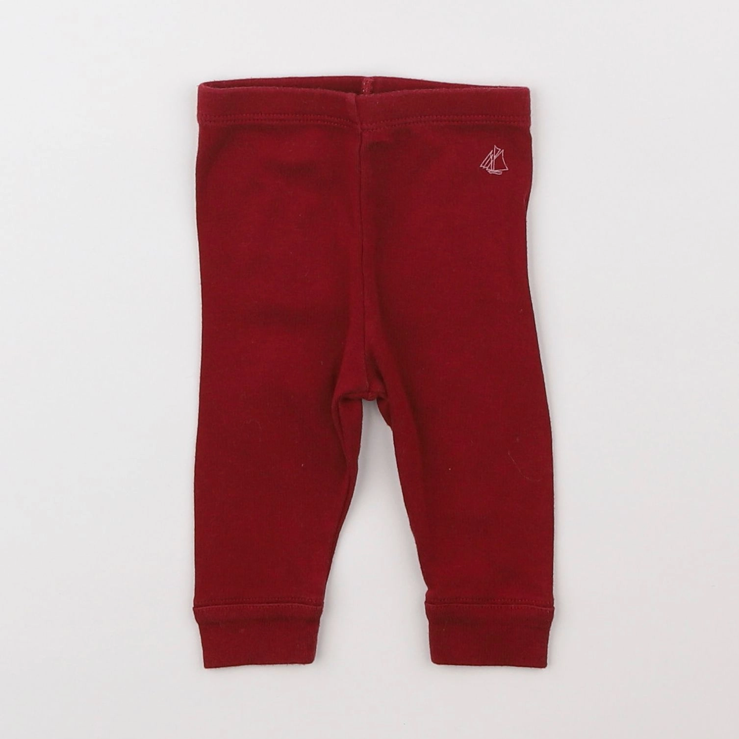 Petit Bateau - legging rouge - 3 mois