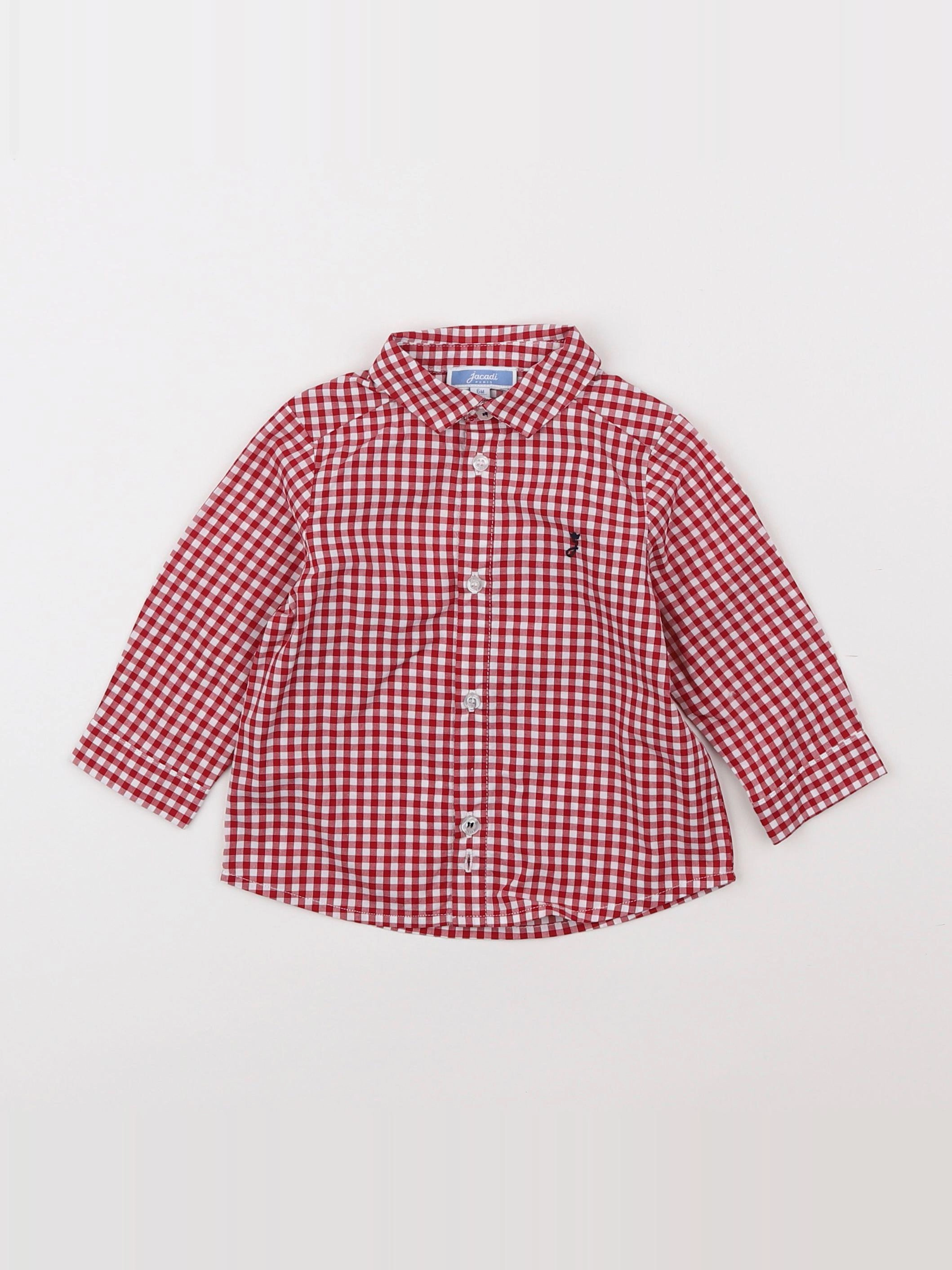 Jacadi - chemise rouge - 6 mois