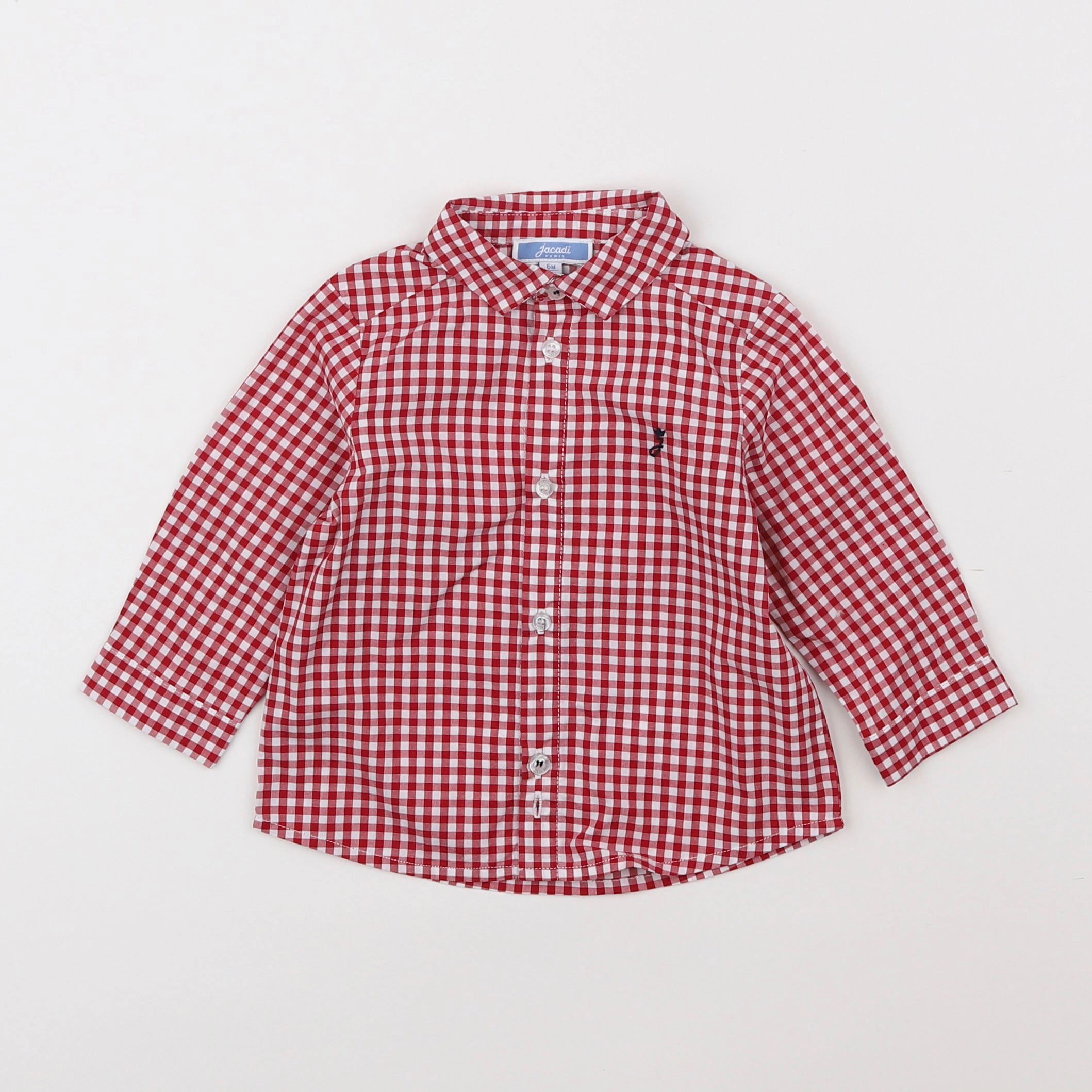 Jacadi - chemise rouge - 6 mois