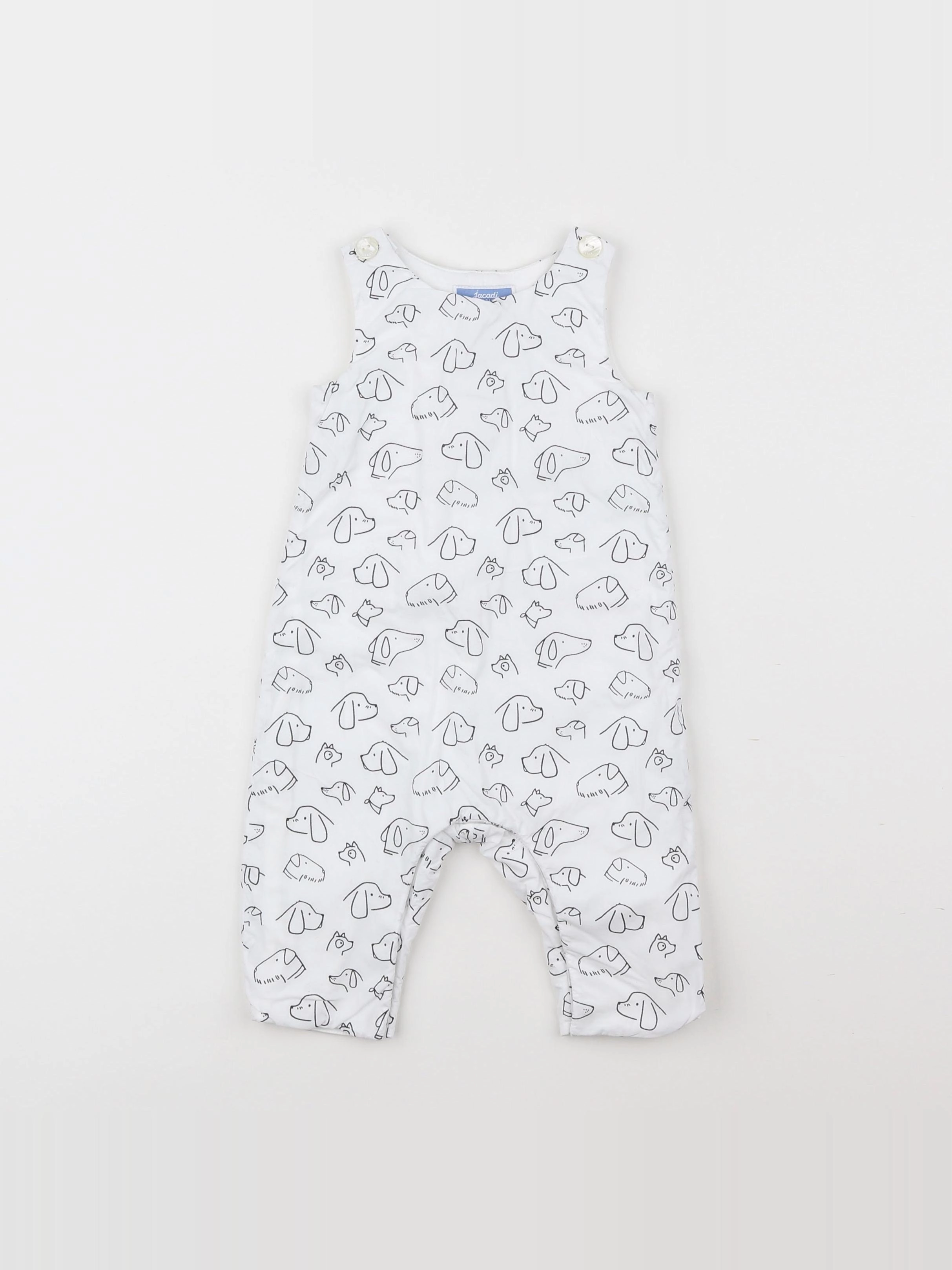 Jacadi - combinaison blanc - 6 mois