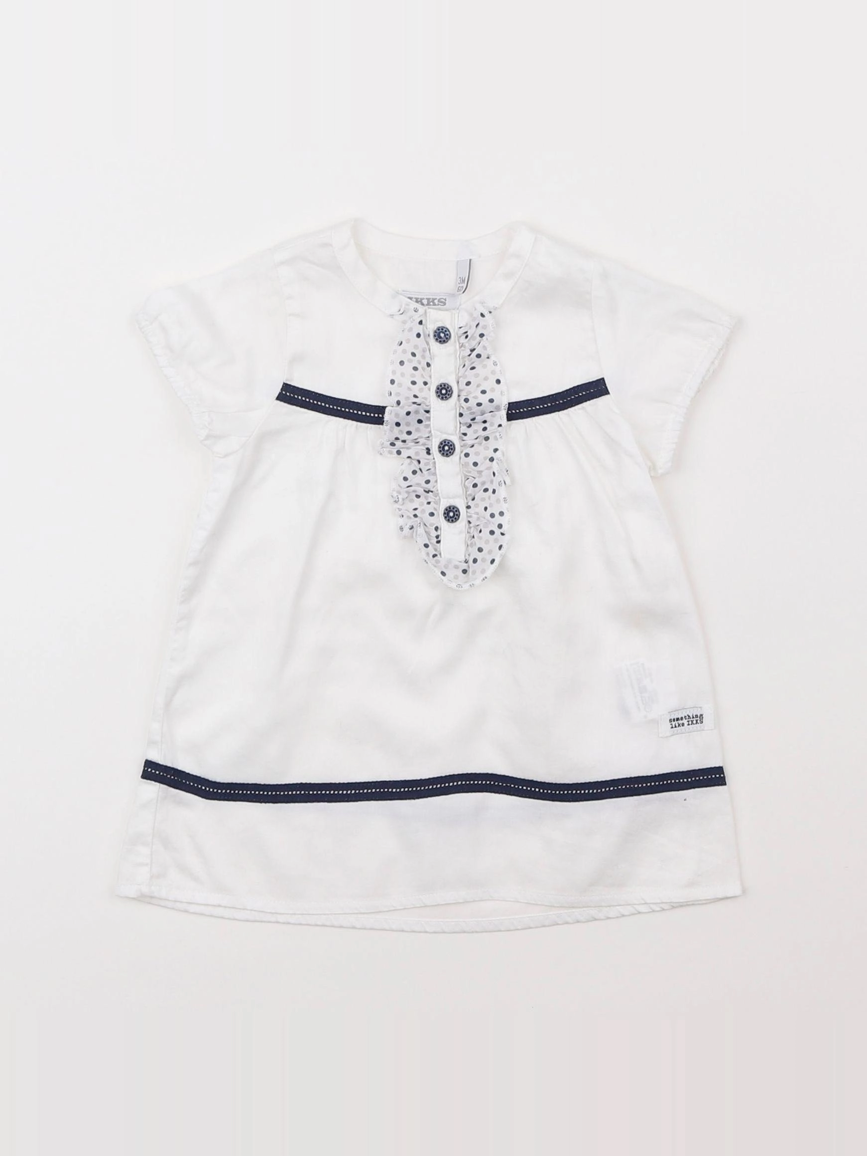 IKKS - robe blanc - 3 mois