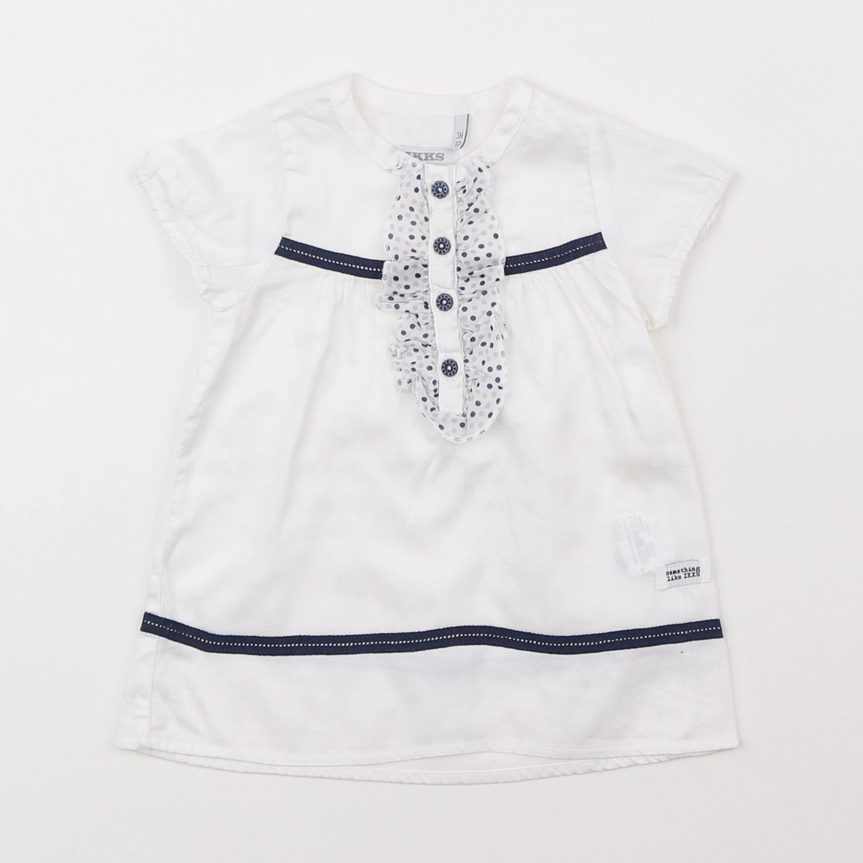 IKKS - robe blanc - 3 mois