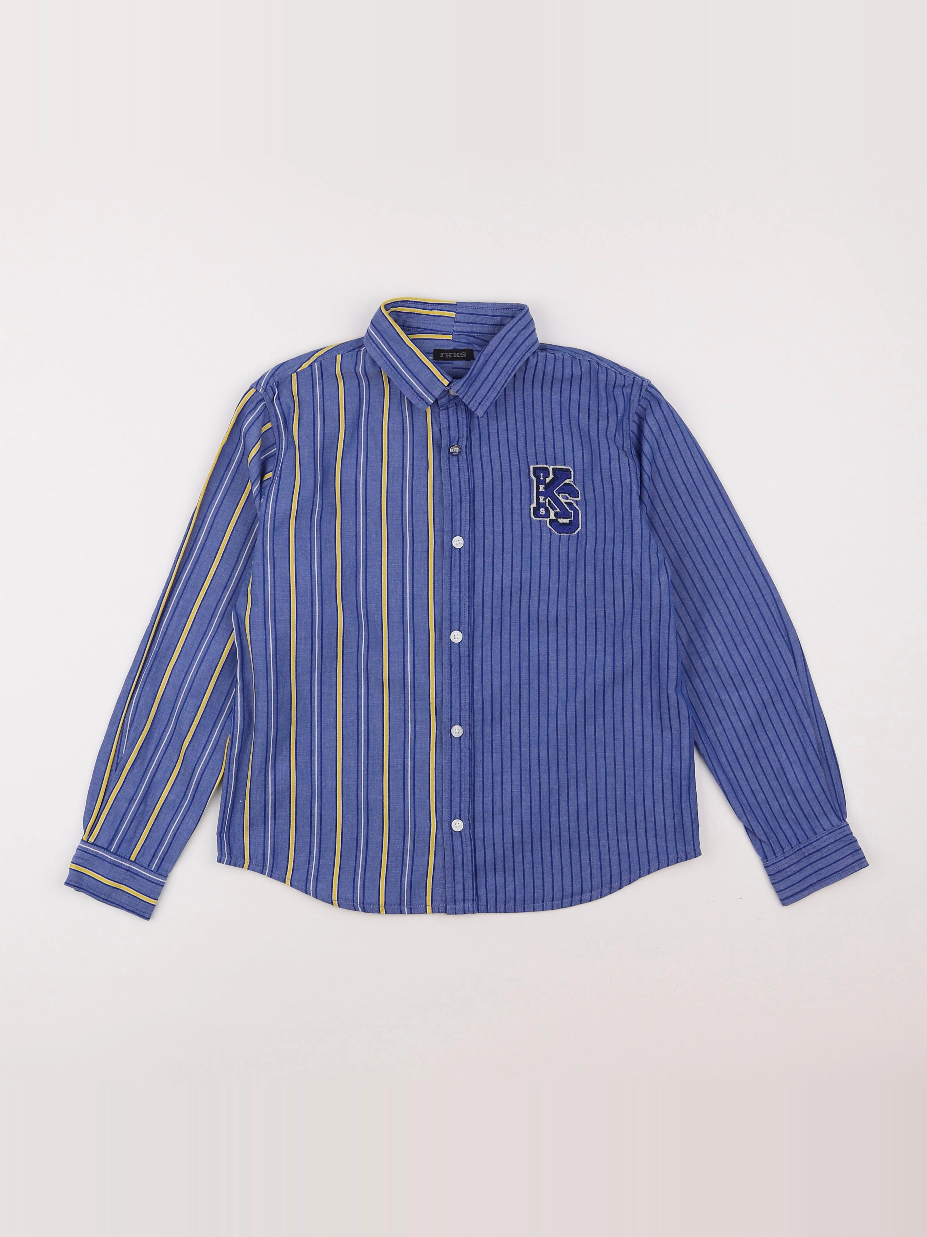 IKKS - chemise bleu - 8 ans