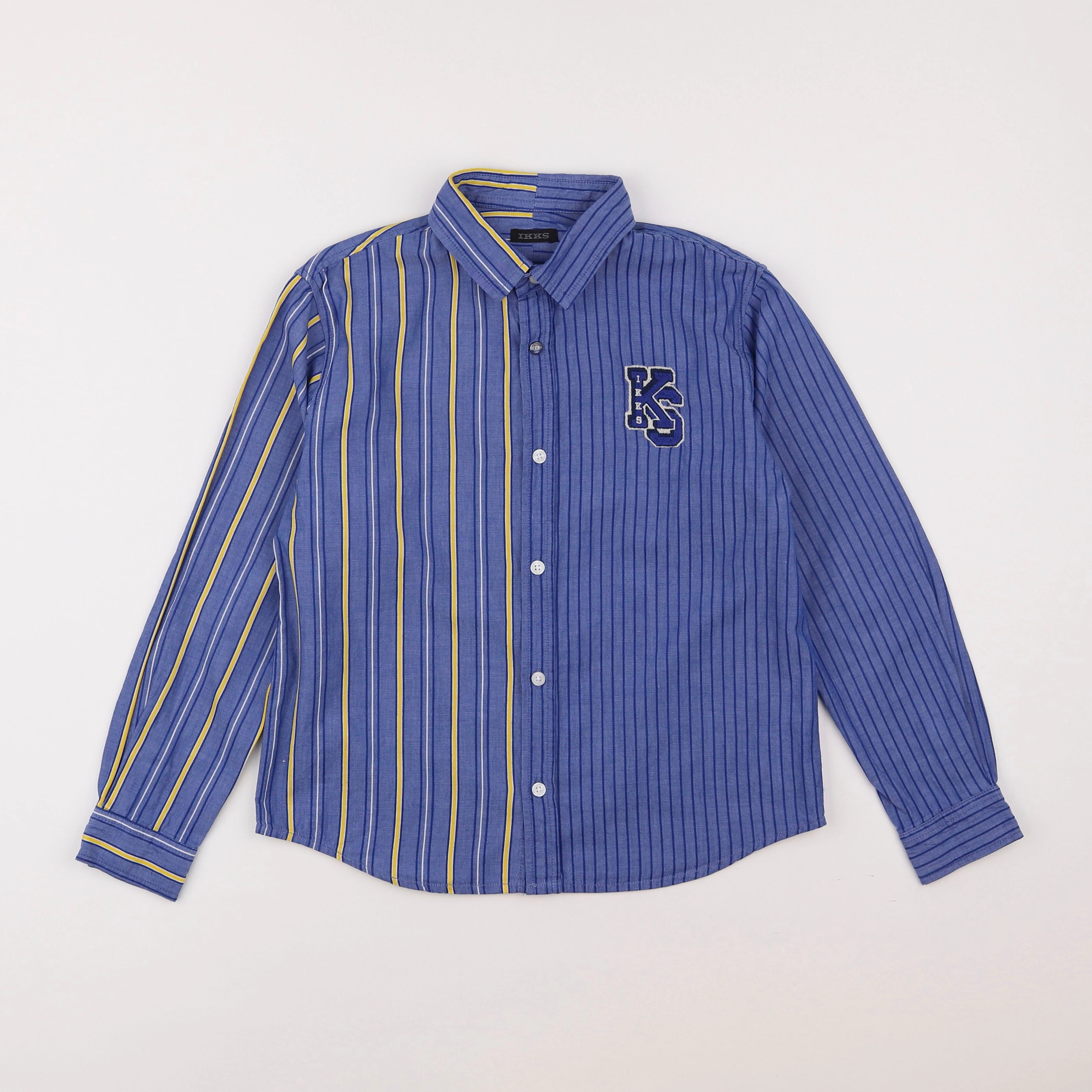 IKKS - chemise bleu - 8 ans