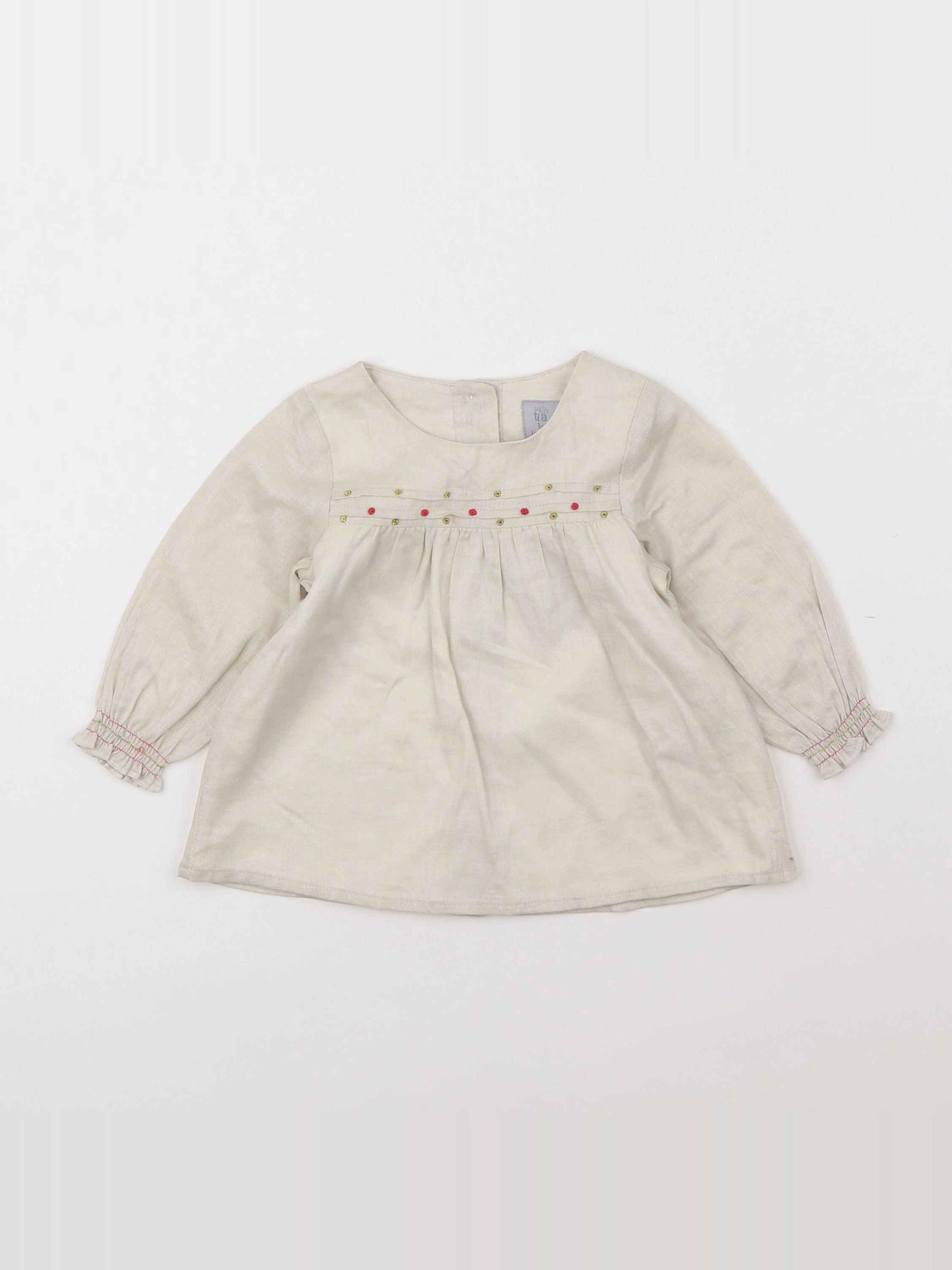 Tia Aina - robe beige - 3 mois