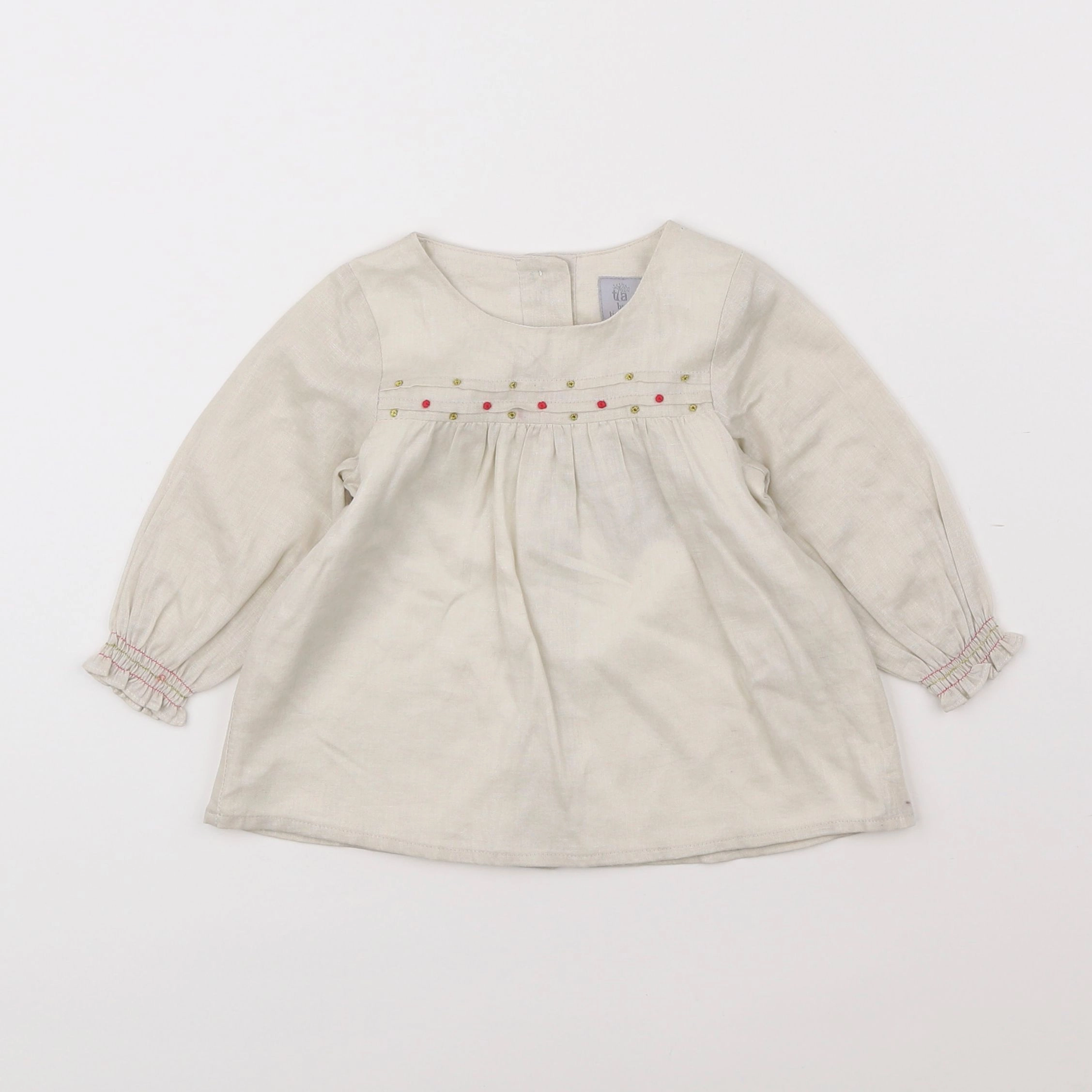 Tia Aina - robe beige - 3 mois